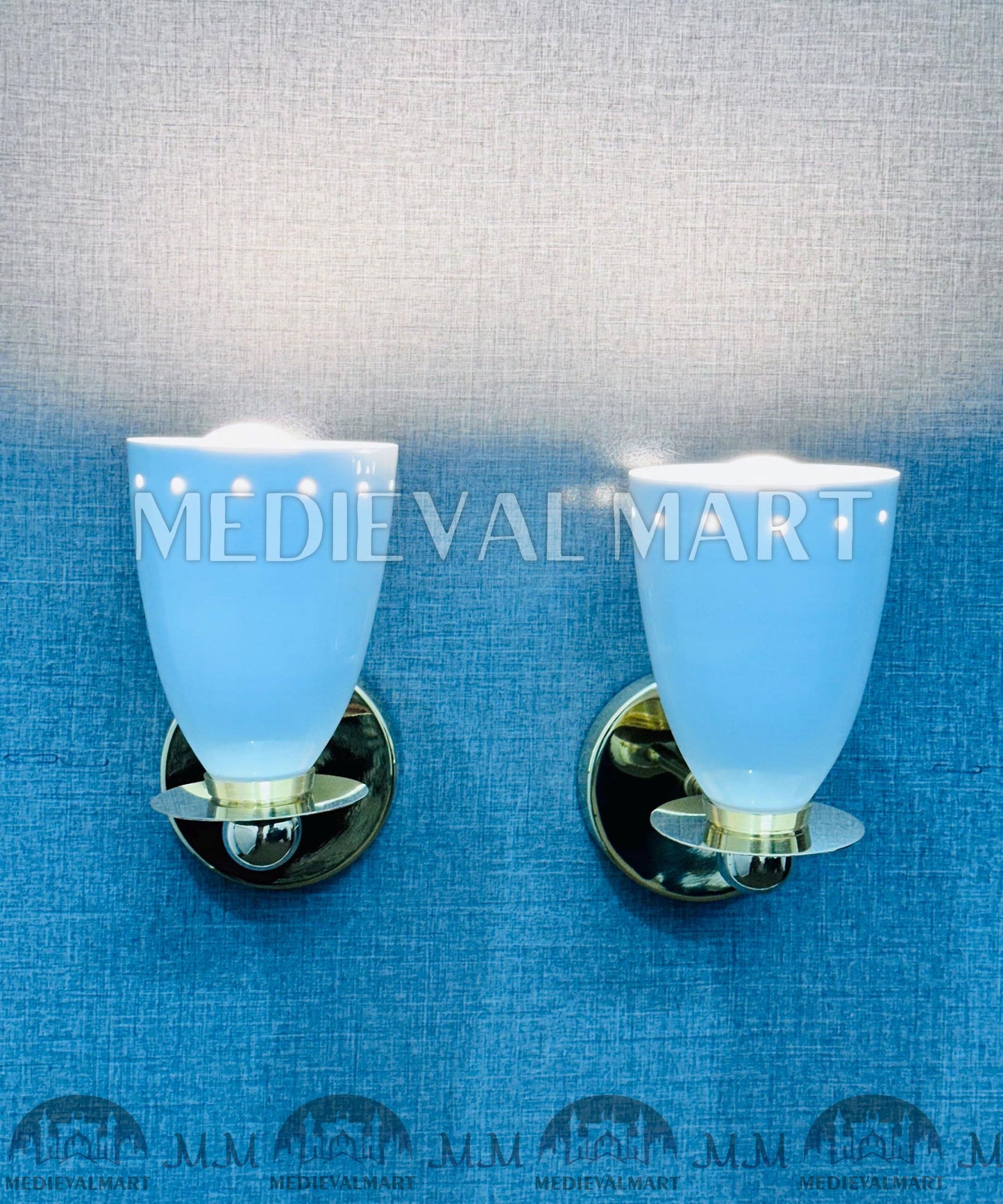 MEDIEVALMART FR Applique Murale en Laiton Fabriquée à la Main : Luminaire