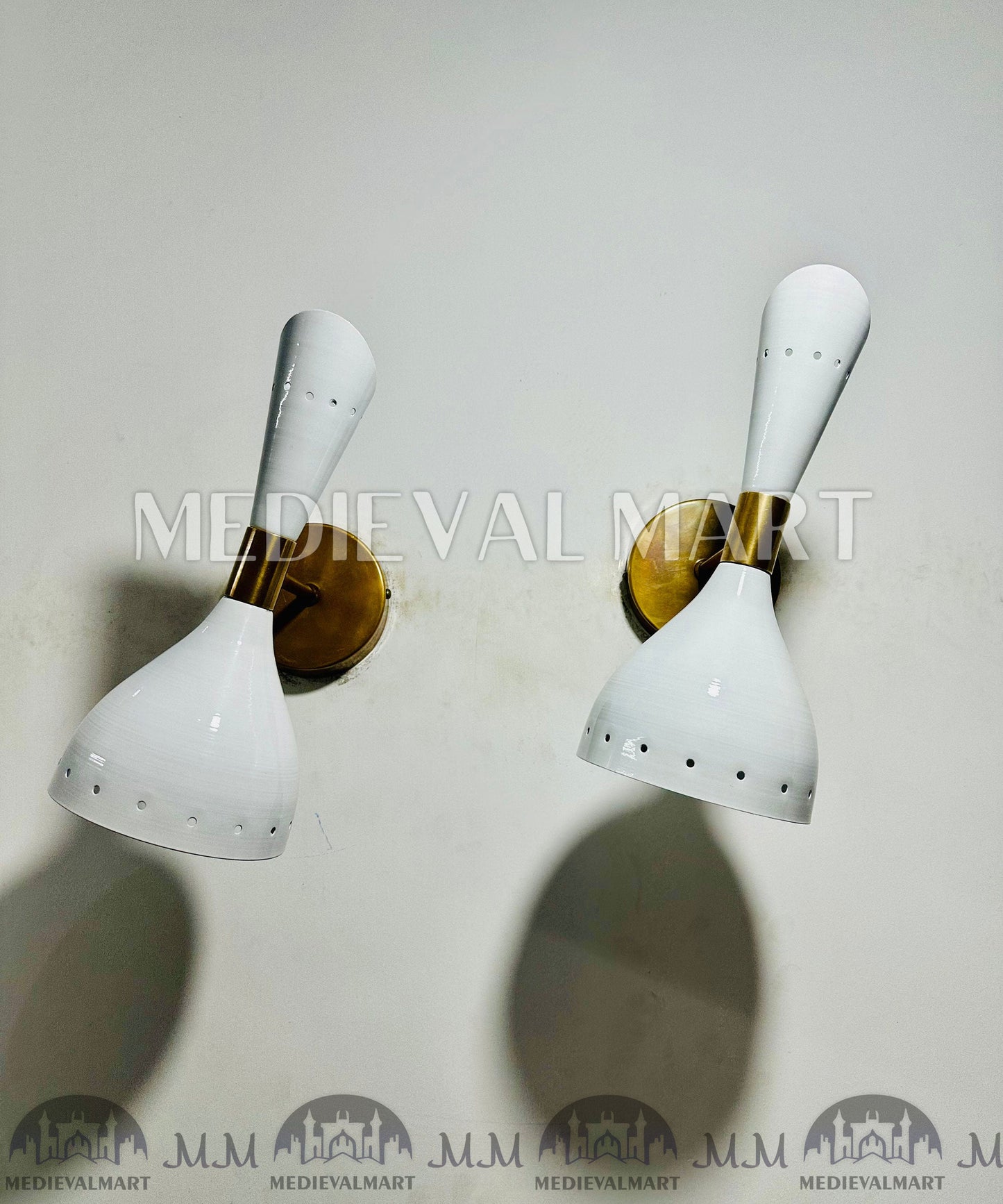 MEDIEVALMART FR Applique Murale en Laiton Fabriquée à la Main : Luminaire