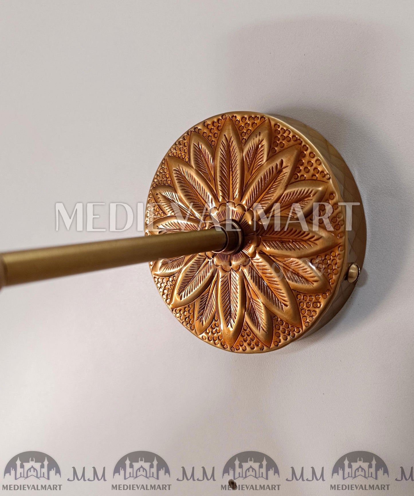 MEDIEVALMART FR Applique Murale en Laiton Fabriquée à la Main : Luminaire