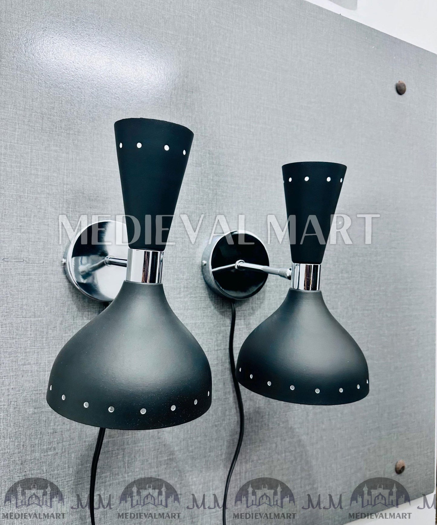 MEDIEVALMART FR Applique Murale Scarabée Vintage en Laiton : Luminaire Mural Mid-Century Modern