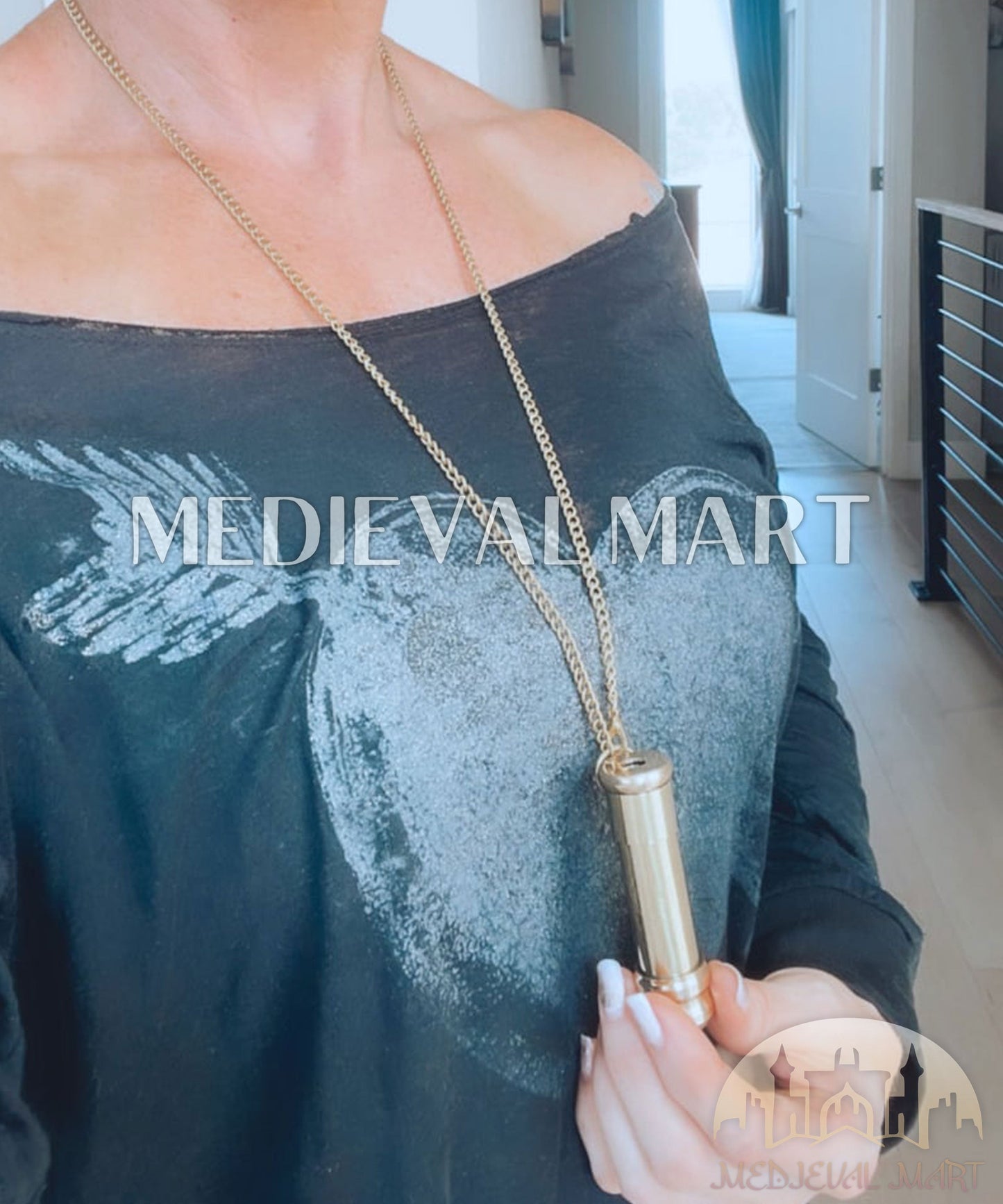 MEDIEVALMART FR Bouclier Médiéval Templier Inspiré de la Croix Zelda & Diable en Bois – Finition Bleue & Or | Cadeau pour Noël