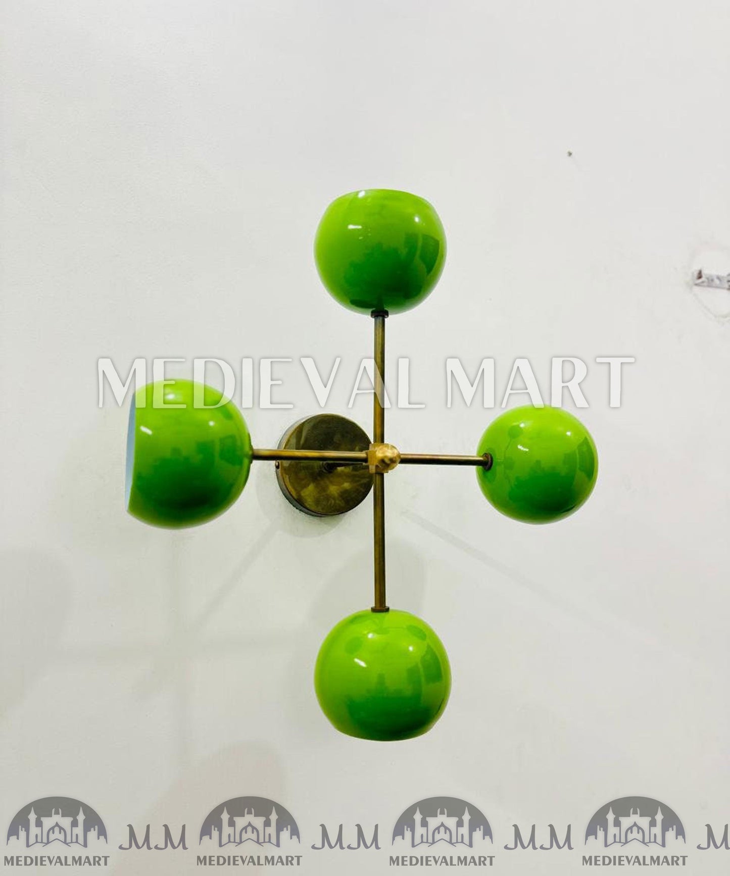 MEDIEVALMART FR Applique Murale en Laiton Fabriquée à la Main : Luminaire