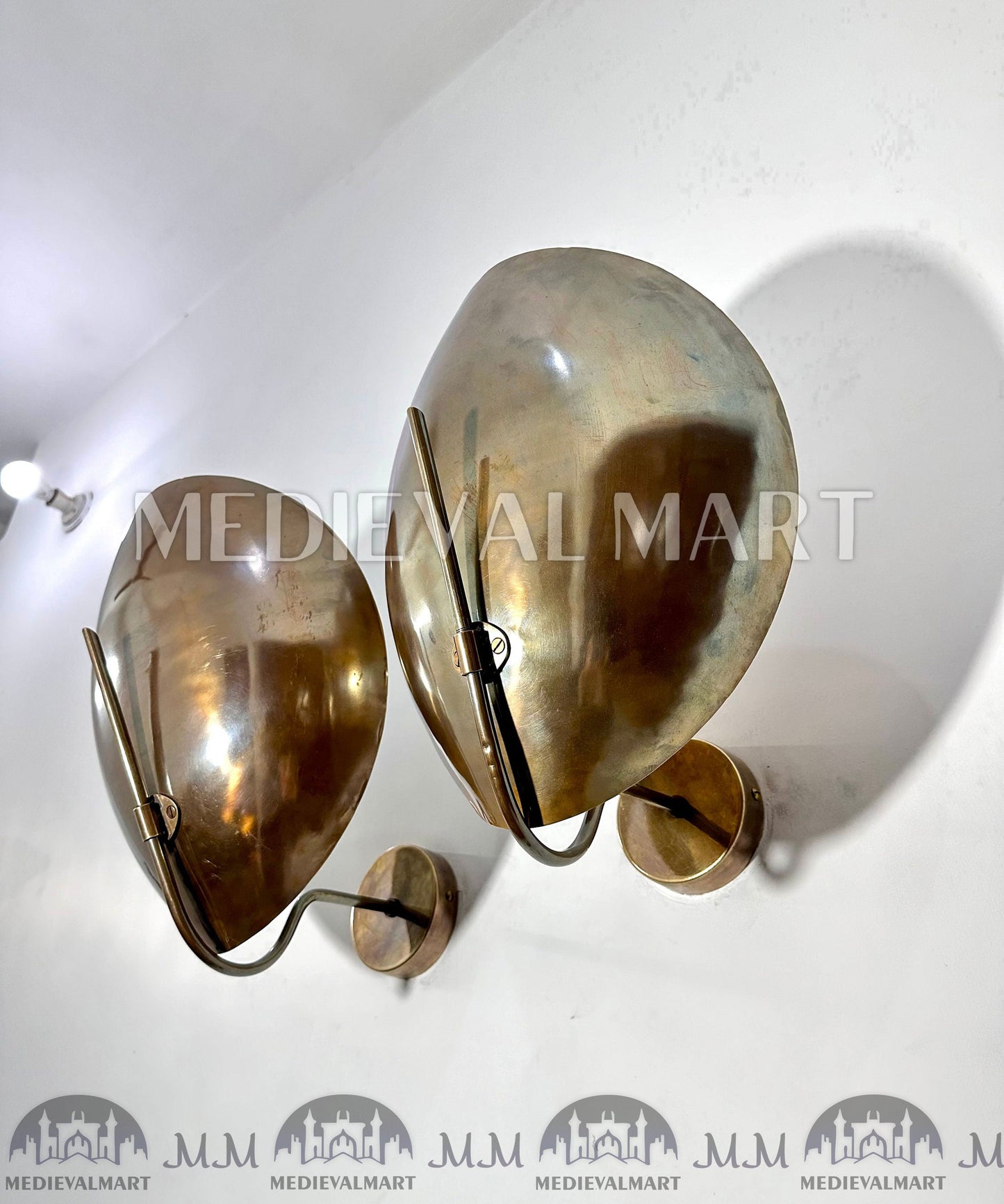 MEDIEVALMART FR Applique Murale Scarabée Vintage en Laiton : Luminaire Mural Mid-Century Modern