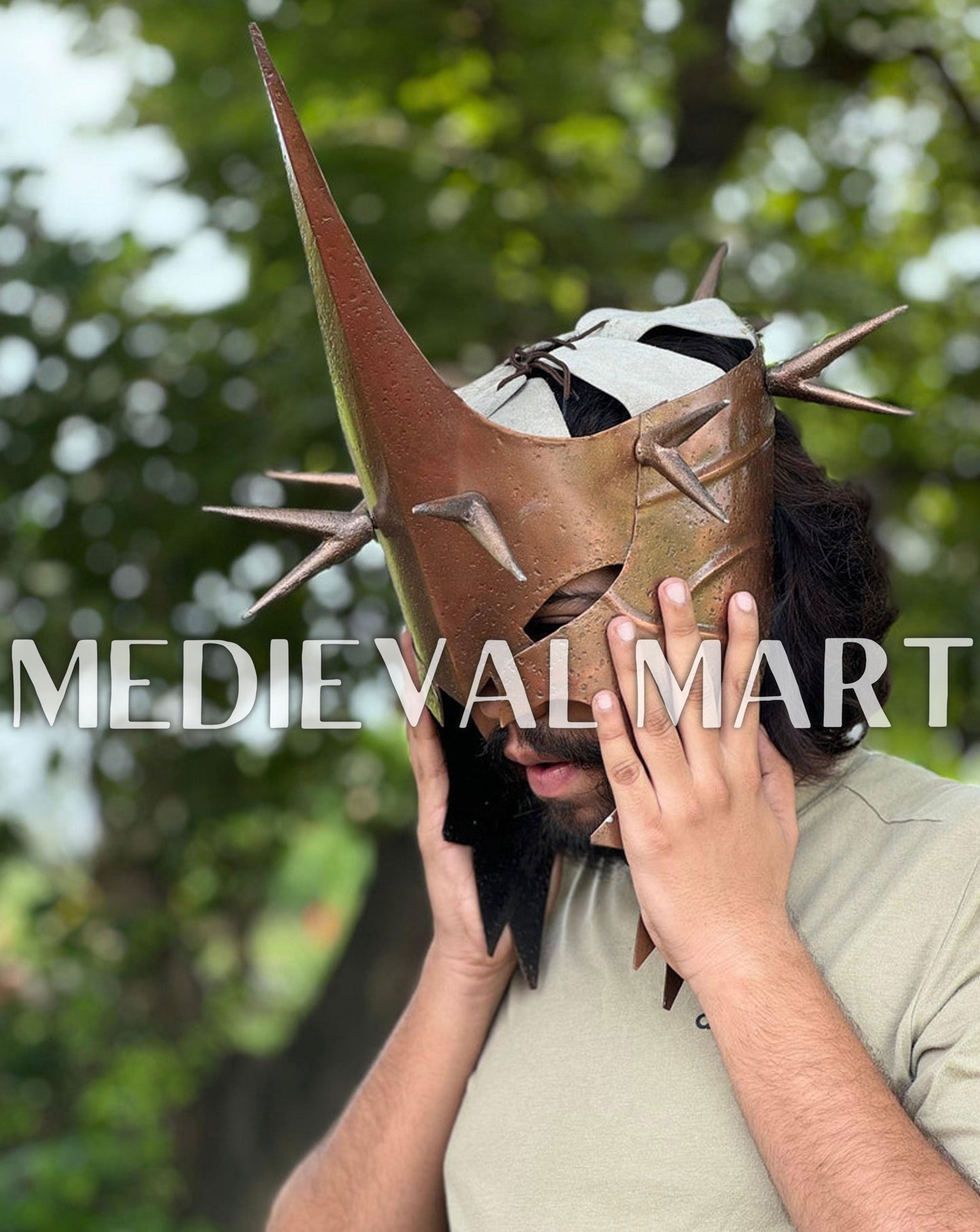 MEDIEVALMART FR Longue-Vue Nautique Antique 50X en Laiton – Télescope Portable de 18" pour Décoration Nautique