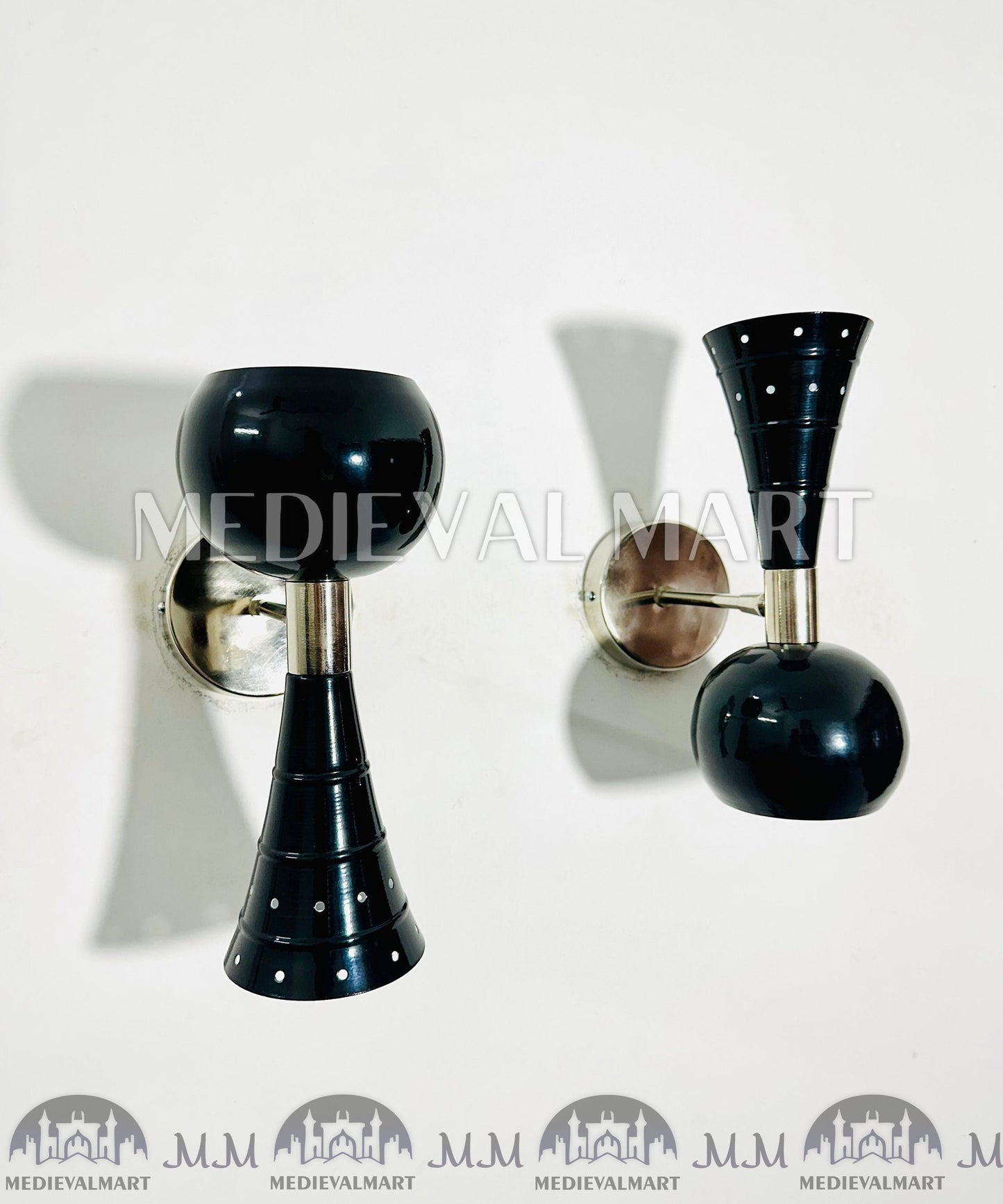 MEDIEVALMART FR Applique Murale Scarabée Vintage en Laiton : Luminaire Mural Mid-Century Modern