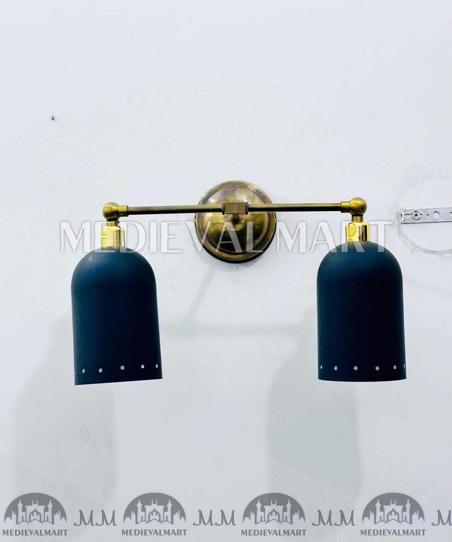 MEDIEVALMART FR Applique Murale en Laiton Fabriquée à la Main : Luminaire