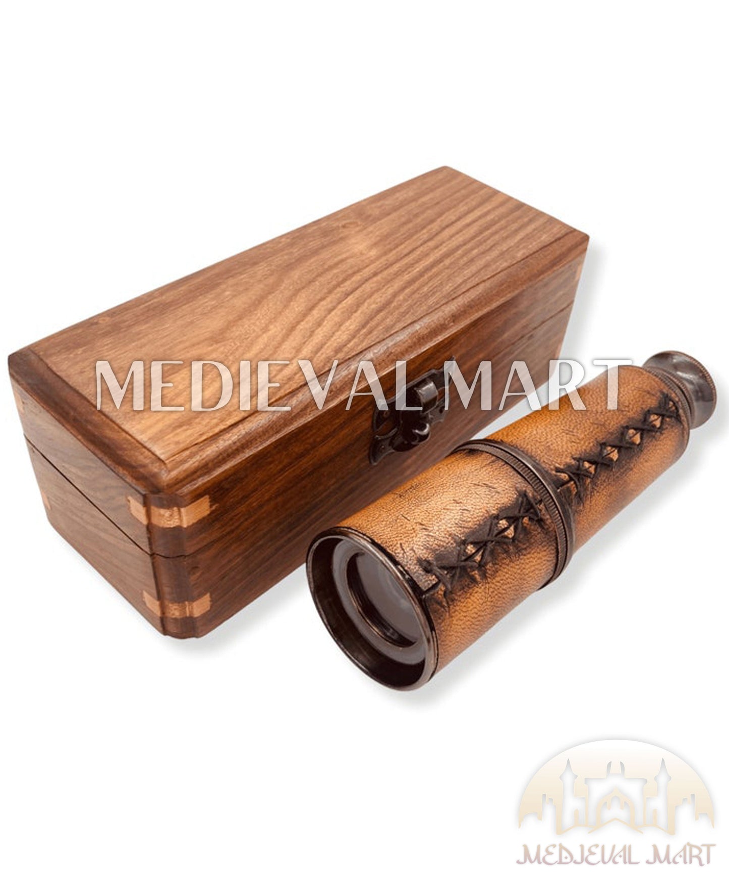 MEDIEVALMART FR Bouclier Médiéval Templier Inspiré de la Croix Zelda & Diable en Bois – Finition Bleue & Or | Cadeau pour Noël