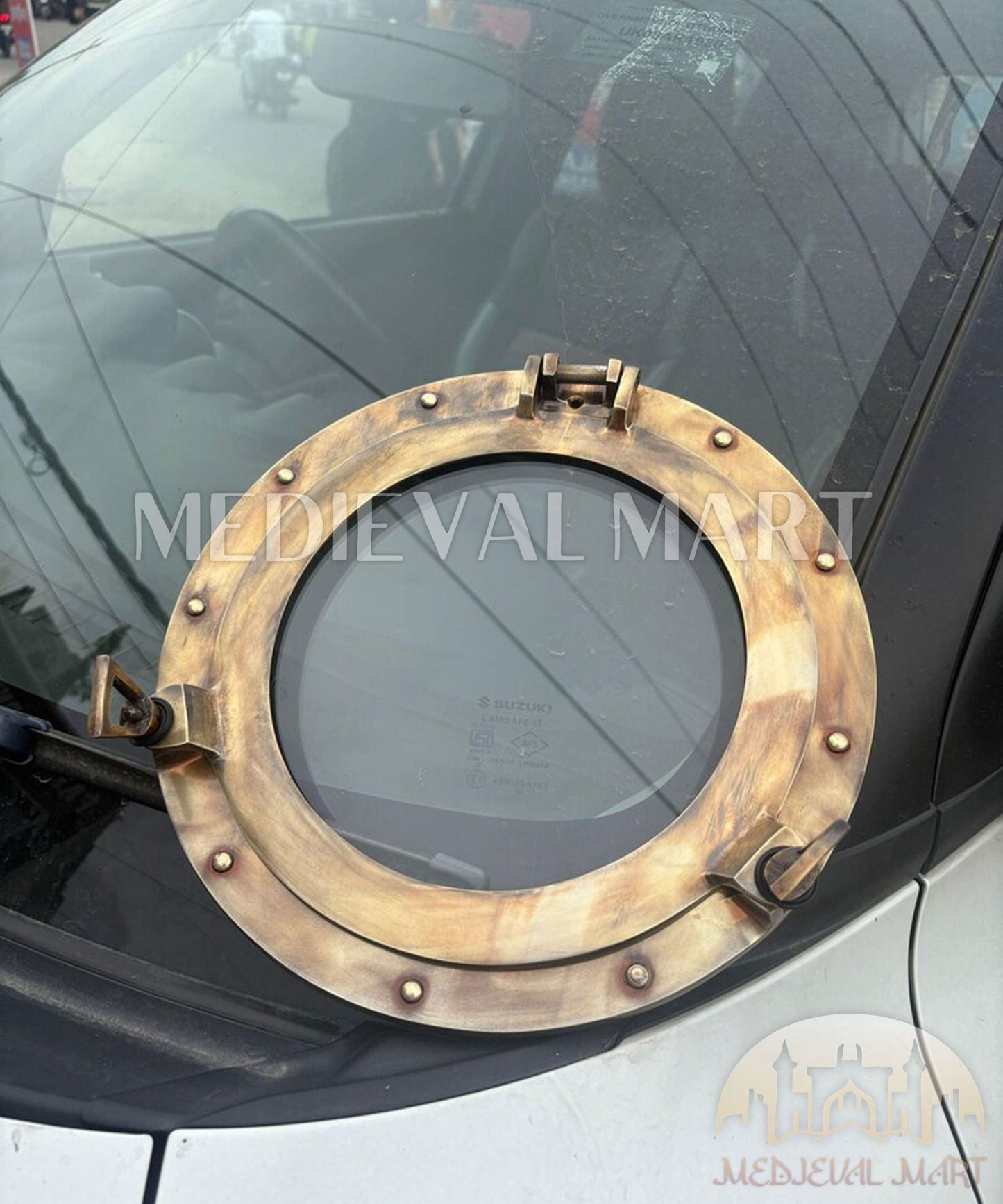 MEDIEVALMART FR Armure de Combat du XIVe Siècle – Ensemble Complet d’Armure de Buhurt avec Bassinet Klappvisor & Épée