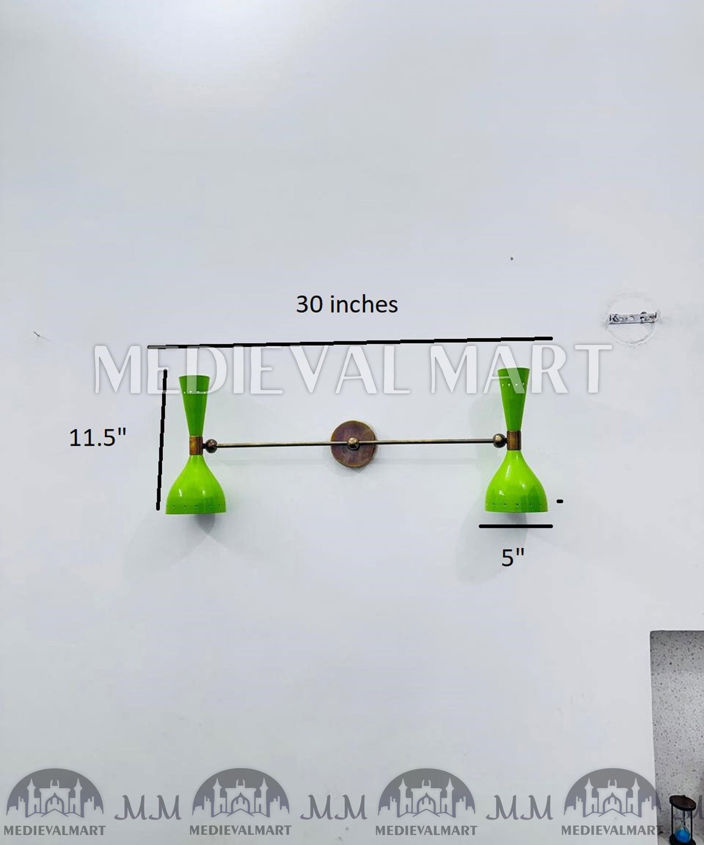 MEDIEVALMART FR Applique Murale en Laiton Fabriquée à la Main : Luminaire