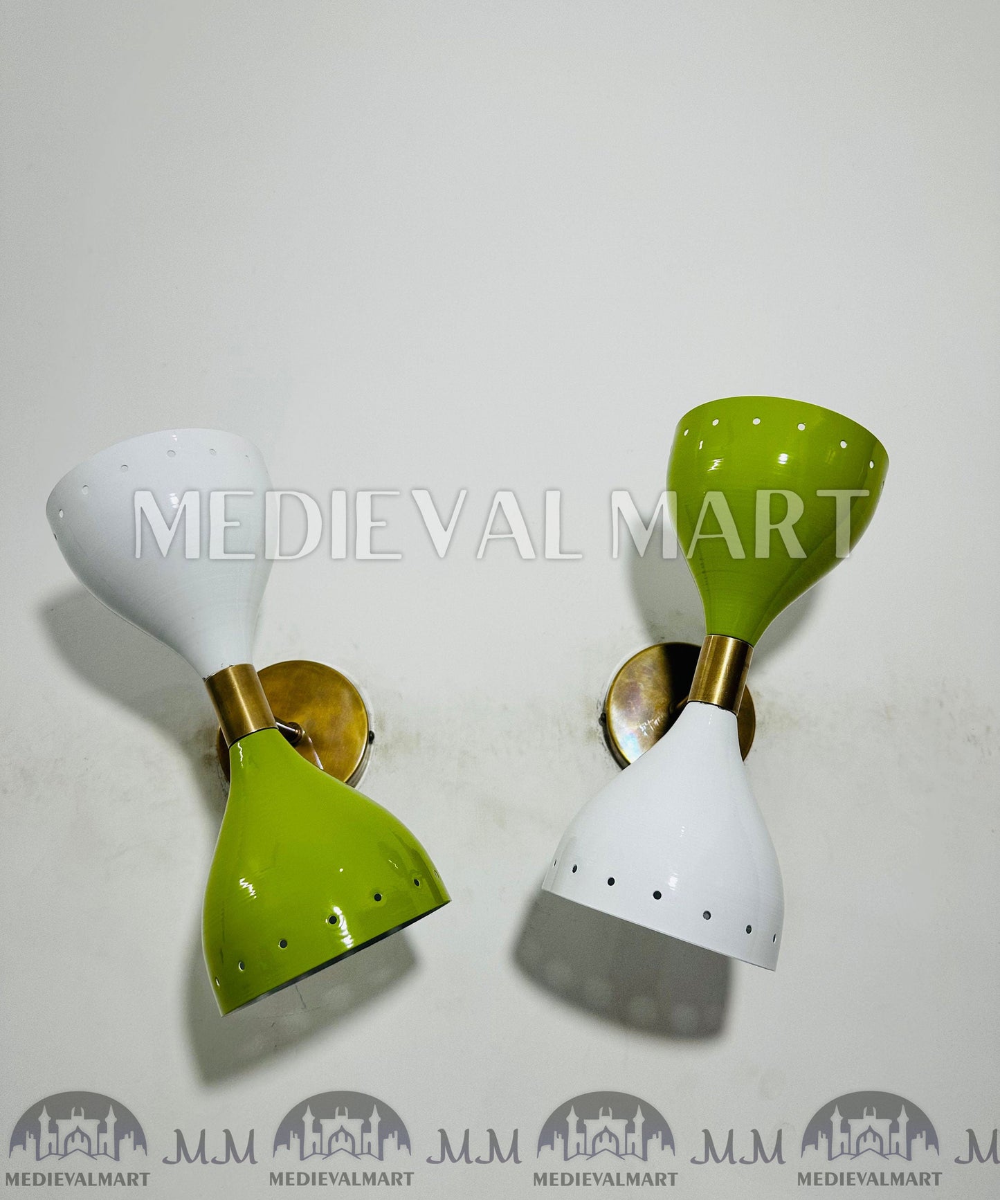 MEDIEVALMART FR Applique Murale Scarabée Vintage en Laiton : Luminaire Mural Mid-Century Modern