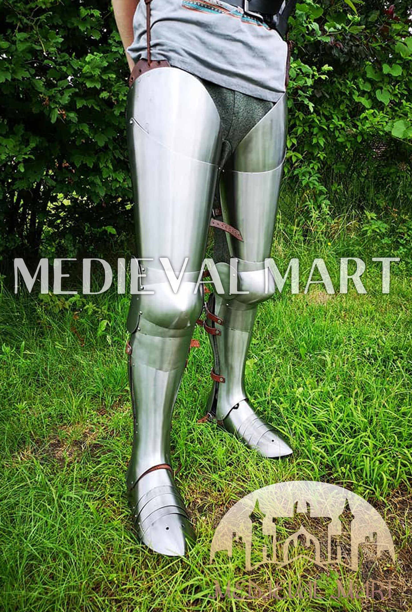 MEDIEVALMART FR Armure Médiévale de l’Empire Romain Kastenbrust – Armure Complète en Plaques avec Épée Alexander (ROA 1332)