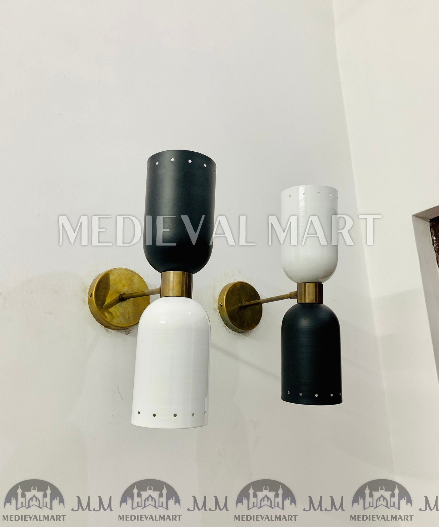 MEDIEVALMART FR Applique Murale en Laiton Fabriquée à la Main : Luminaire