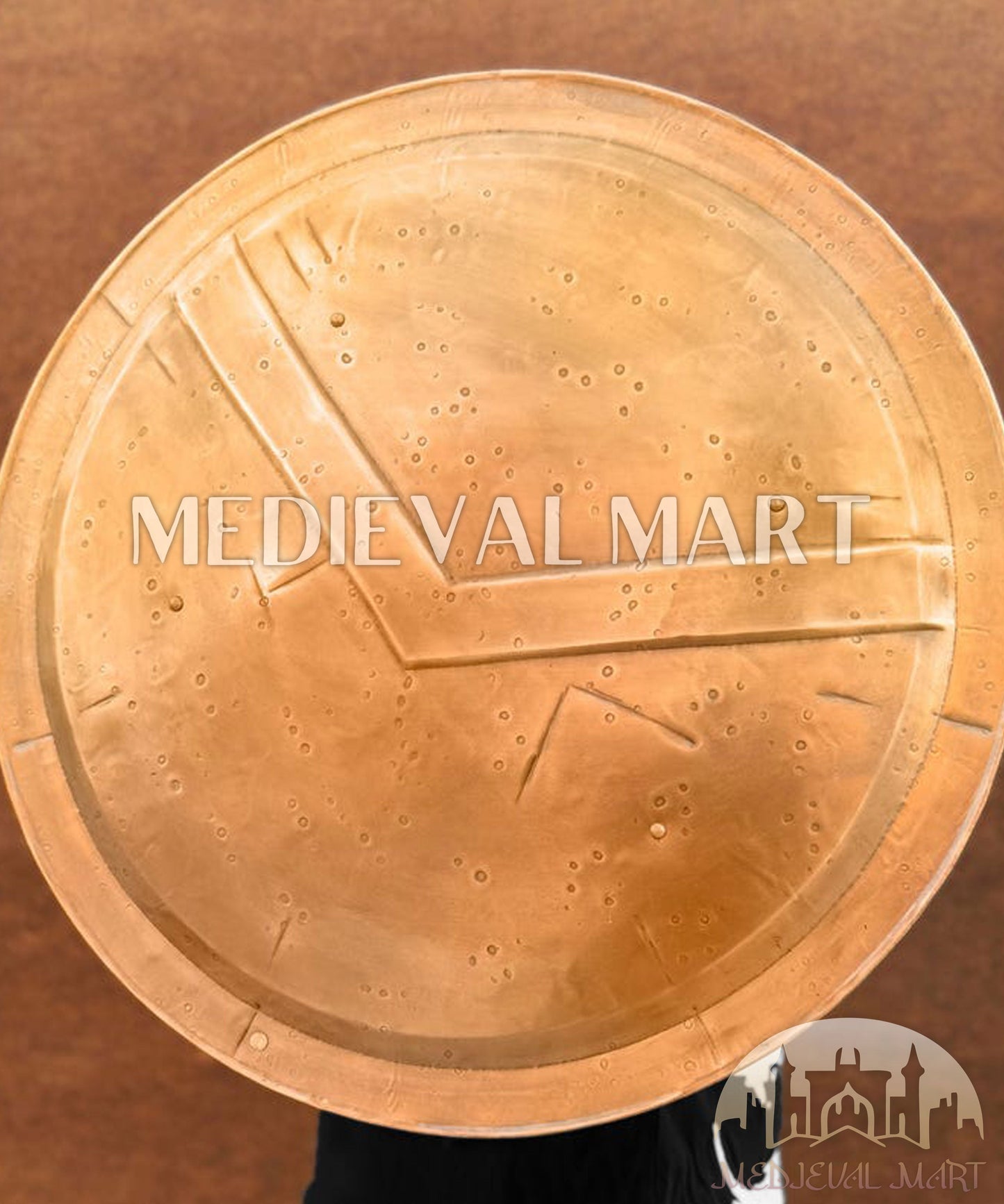 MEDIEVALMART FR Bouclier Médiéval Templier Inspiré de la Croix Zelda & Diable en Bois – Finition Bleue & Or | Cadeau pour Noël