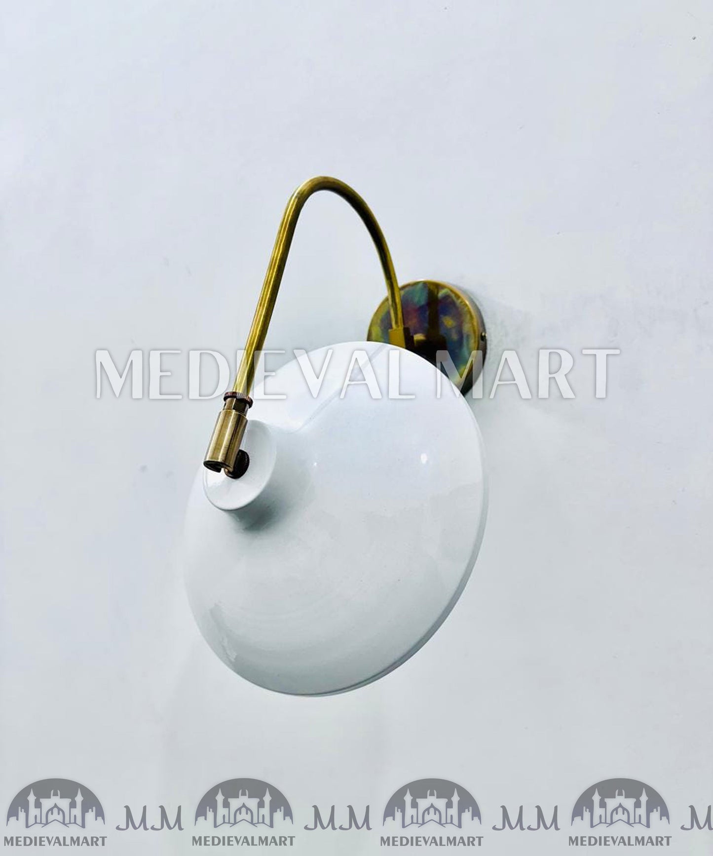 MEDIEVALMART FR Applique Murale Scarabée Vintage en Laiton : Luminaire Mural Mid-Century Modern