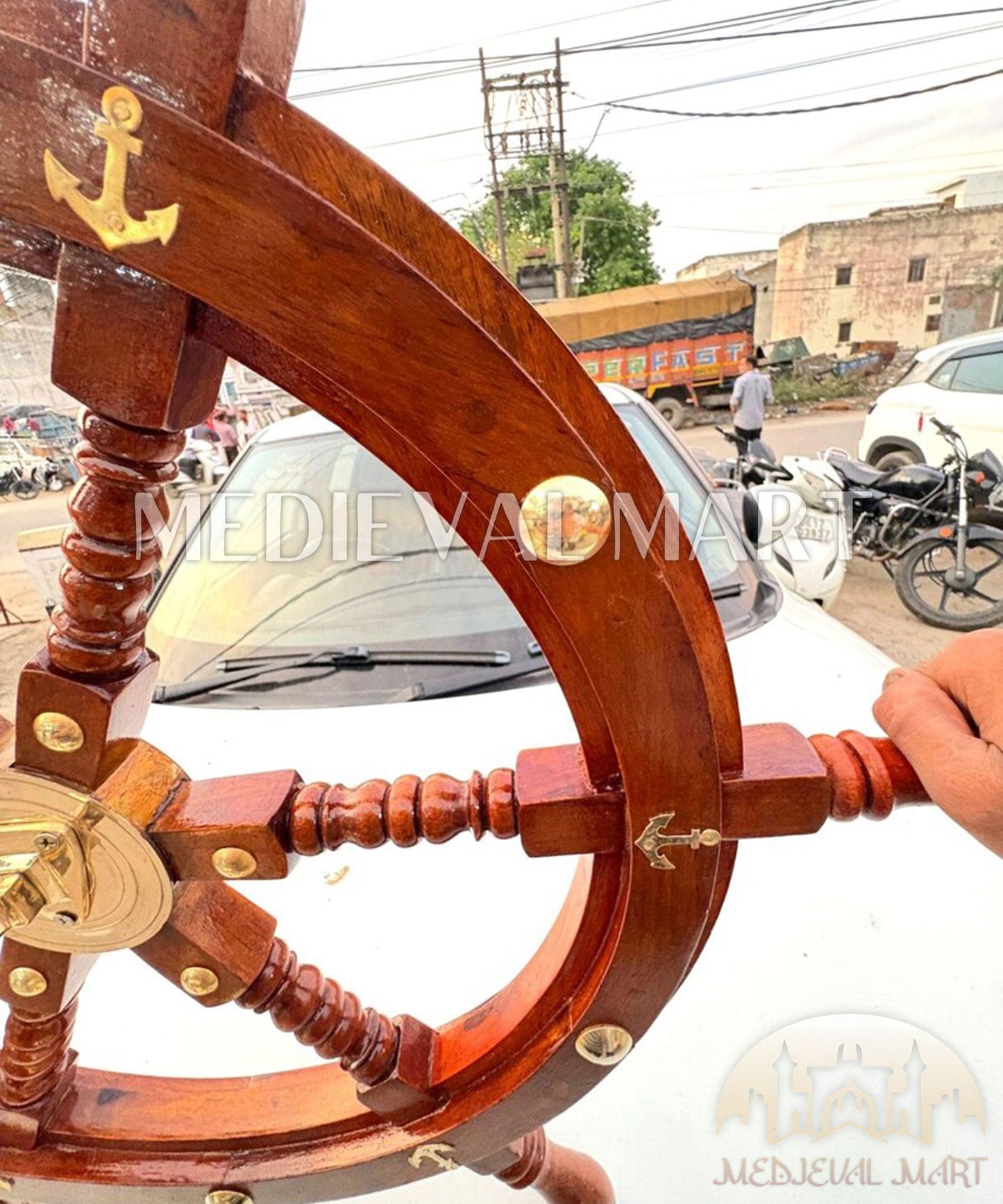 MEDIEVALMART FR Armure de Combat du XIVe Siècle – Ensemble Complet d’Armure de Buhurt avec Bassinet Klappvisor & Épée