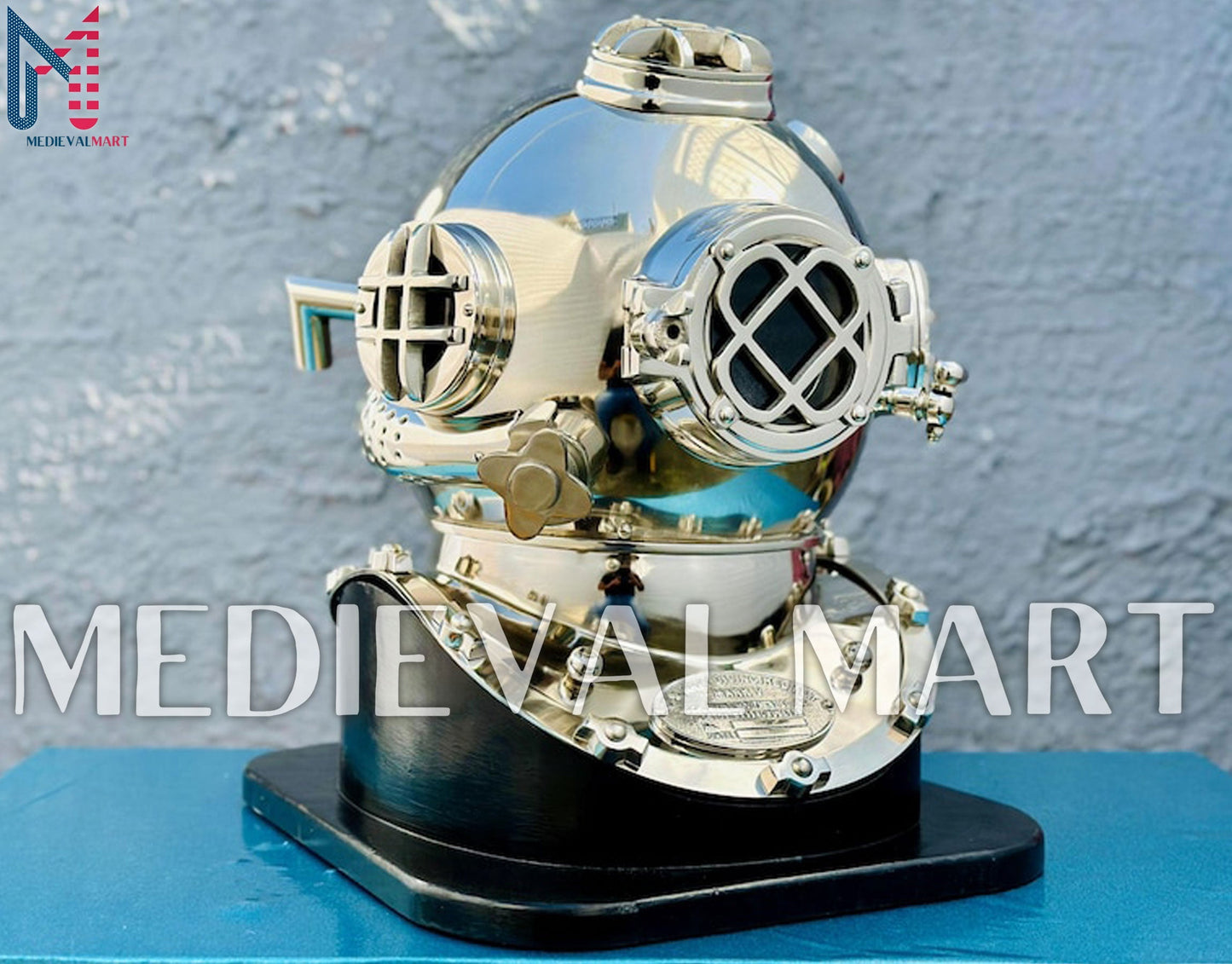 MEDIEVALMART FR Armure de Combat du XIVe Siècle – Ensemble Complet d’Armure de Buhurt avec Bassinet Klappvisor & Épée