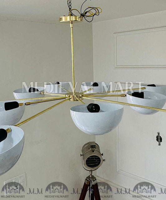 MEDIEVALMART FR Ensemble De Gantelets Dorés Inspirés De Sauron Witcher LOTR Avec Étoile Bleue – Gants D’Armure Cosplay