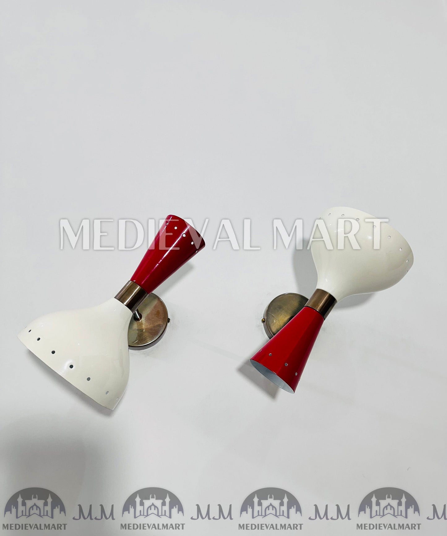 MEDIEVALMART FR Applique Murale Scarabée Vintage en Laiton : Luminaire Mural Mid-Century Modern