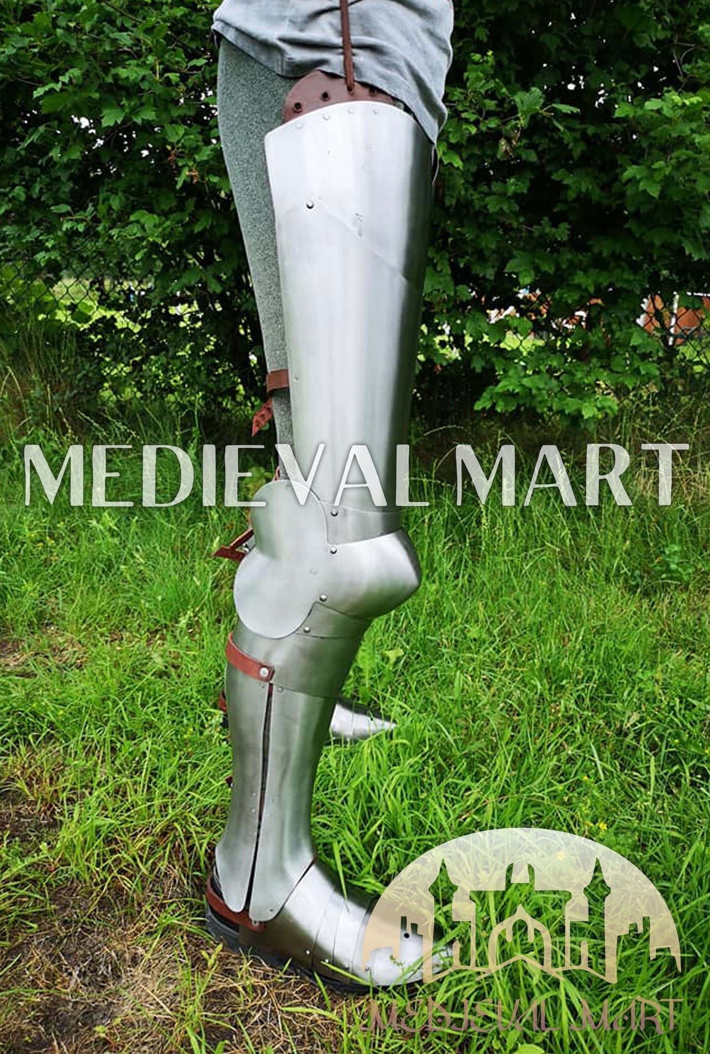 MEDIEVALMART FR Armure Médiévale de l’Empire Romain Kastenbrust – Armure Complète en Plaques avec Épée Alexander (ROA 1332)