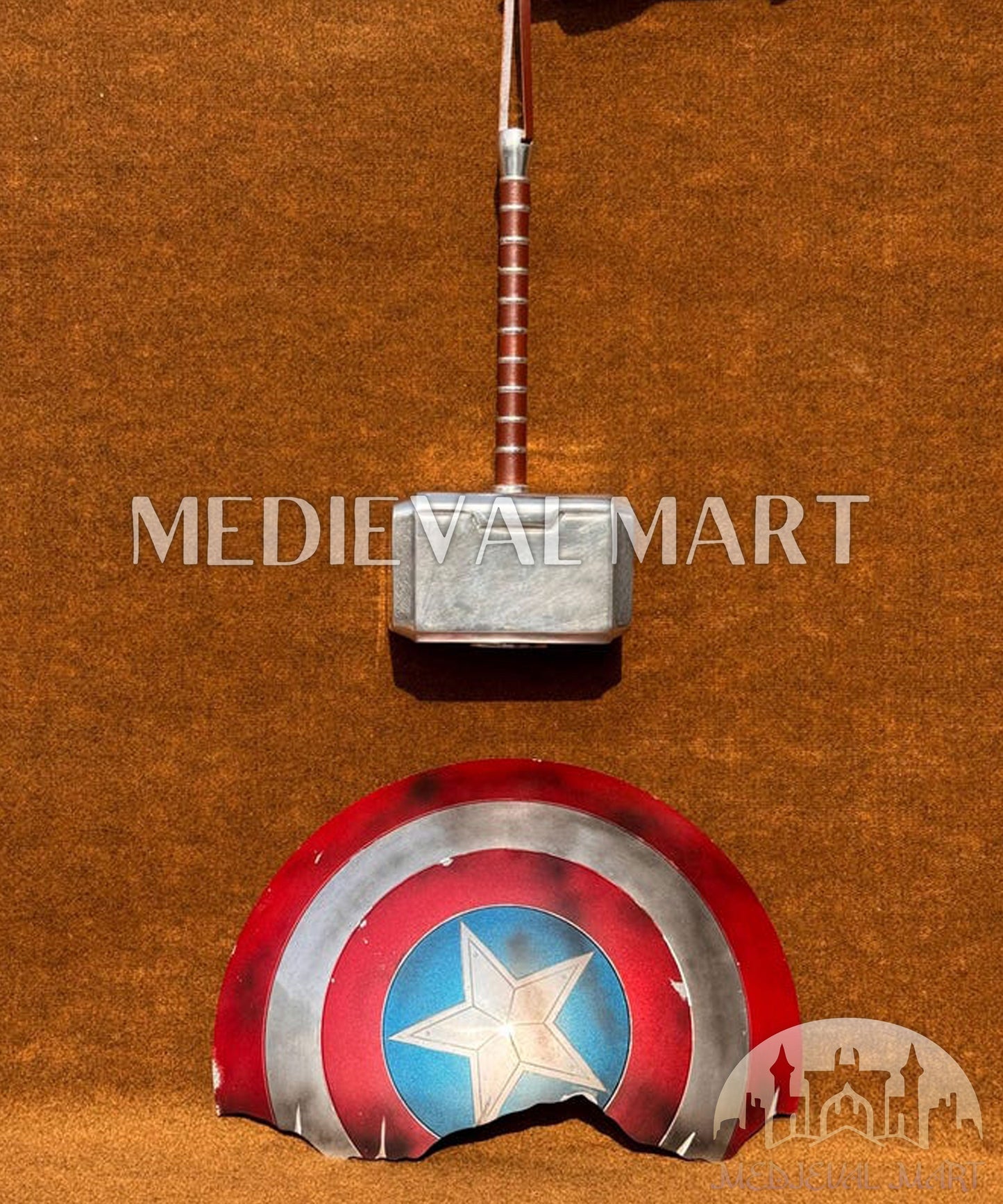 MEDIEVALMART FR Bouclier Endommagé de Steve Rogers – First Avengers | Cadeau pour Cosplay