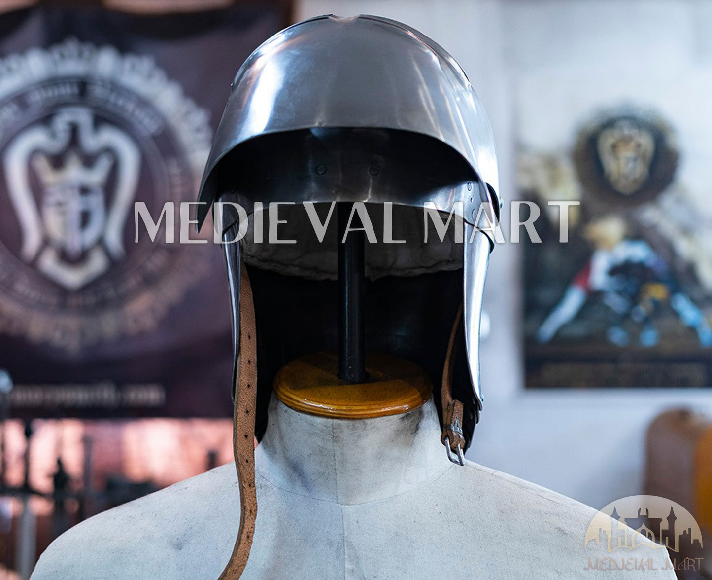 MEDIEVALMART FR Boussole Nautique Vintage Trip Gear en Laiton – Finition Or Brillant avec Base en Bois | Cadeau pour Maman