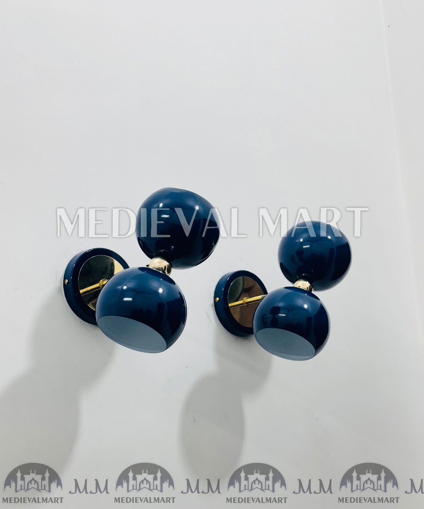 MEDIEVALMART FR Applique Murale Scarabée Vintage en Laiton : Luminaire Mural Mid-Century Modern