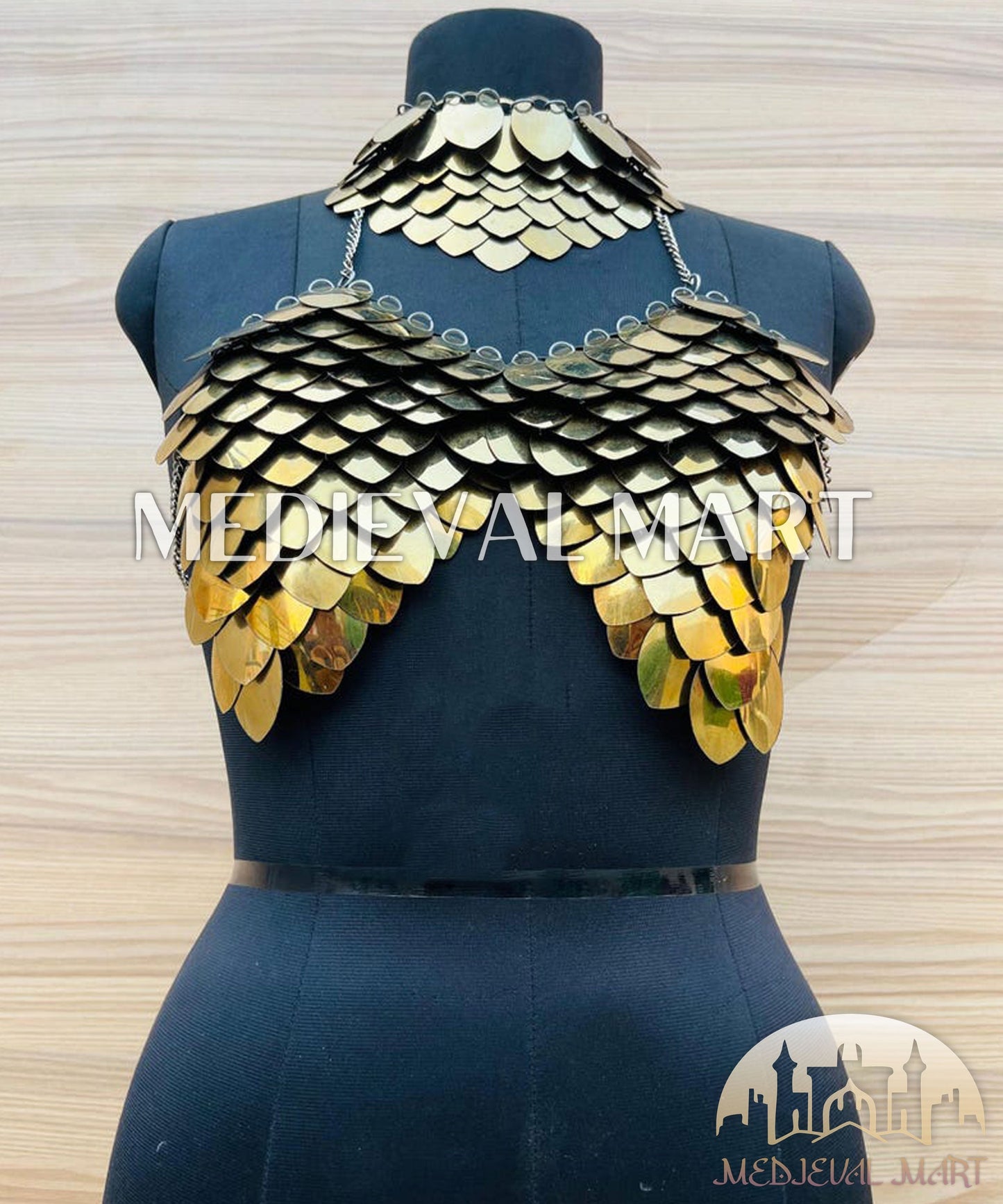 MEDIEVALMART FR Bouclier Viking Iconique Valhalla Noir/Gris – Ivar le Désossé avec Pointes en Fer | Cadeau pour Papa