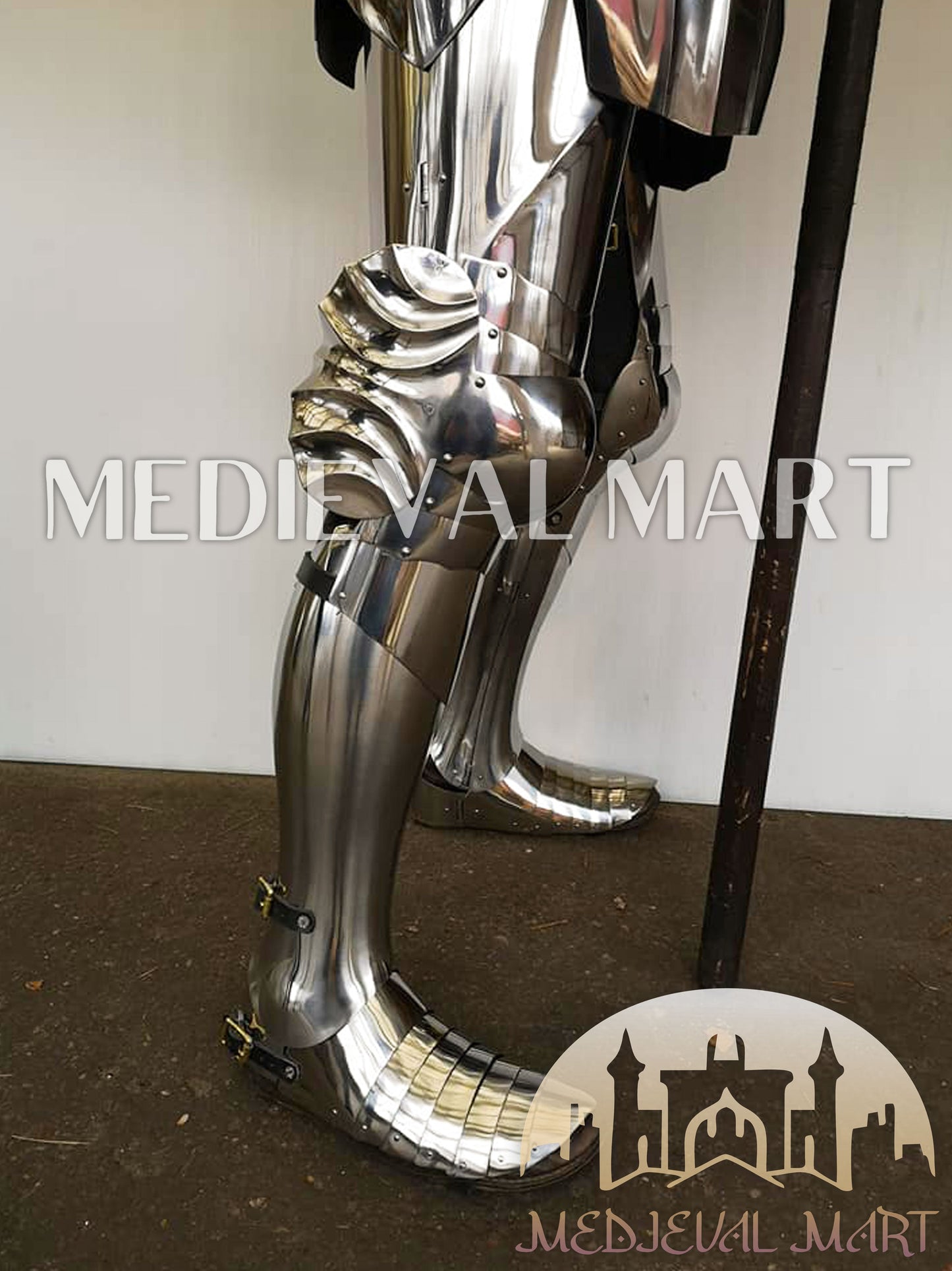 MEDIEVALMART FR Armure Médiévale de l’Empire Romain Kastenbrust – Armure Complète en Plaques avec Épée Alexander (ROA 1332)