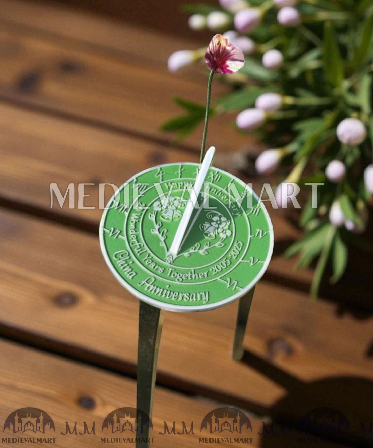 MEDIEVALMART FR Bouclier Viking Iconique Valhalla Noir/Gris – Ivar le Désossé avec Pointes en Fer | Cadeau pour Papa