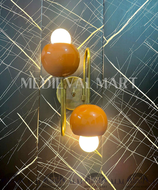 MEDIEVALMART FR Applique Murale en Laiton Fabriquée à la Main : Luminaire