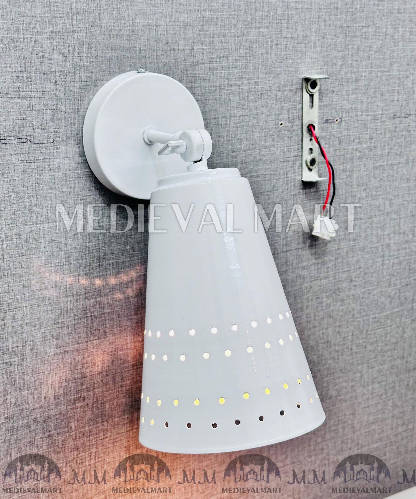 MEDIEVALMART FR Applique Murale en Laiton Fabriquée à la Main : Luminaire