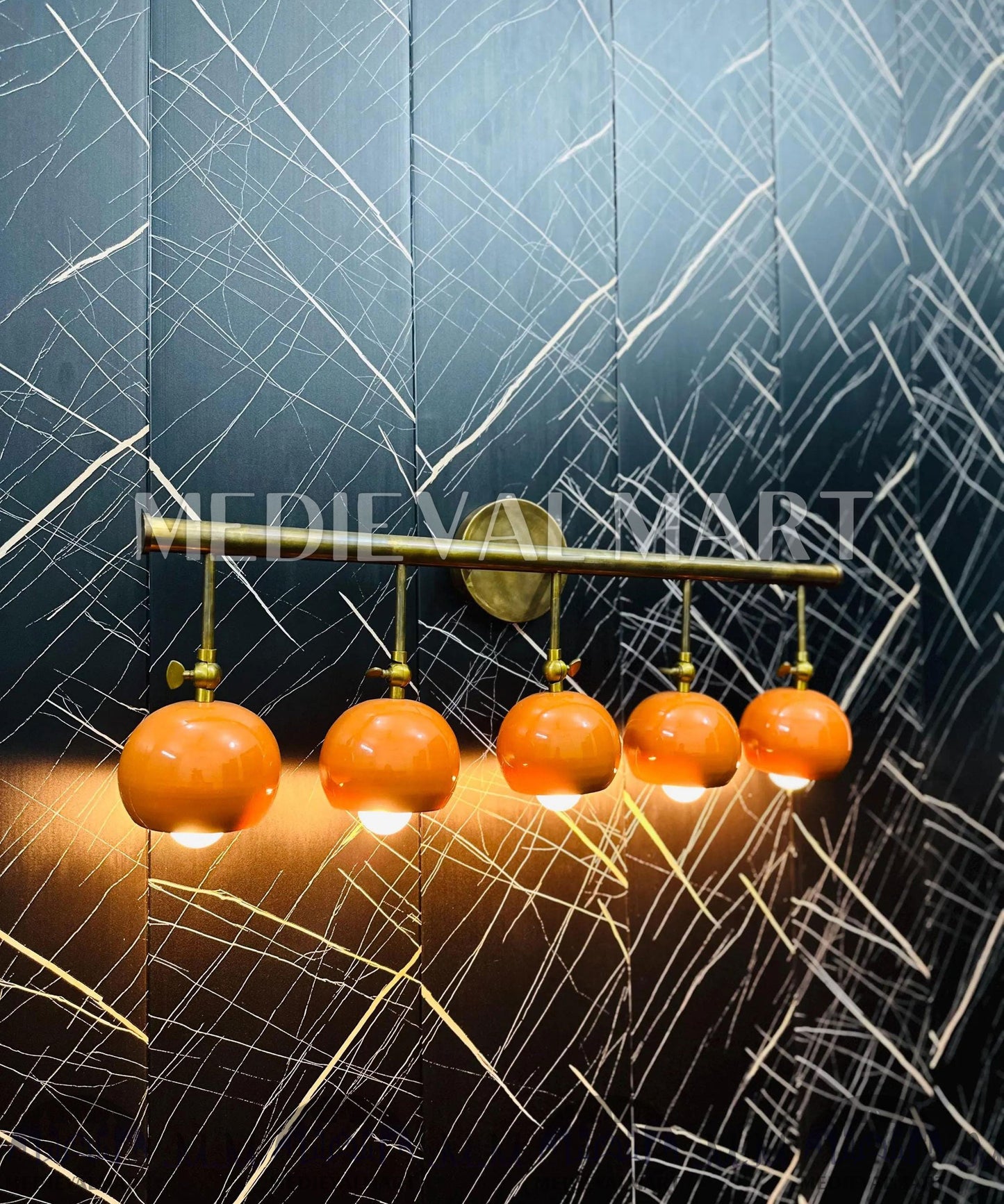 MEDIEVALMART FR Applique Murale en Laiton Fabriquée à la Main : Luminaire