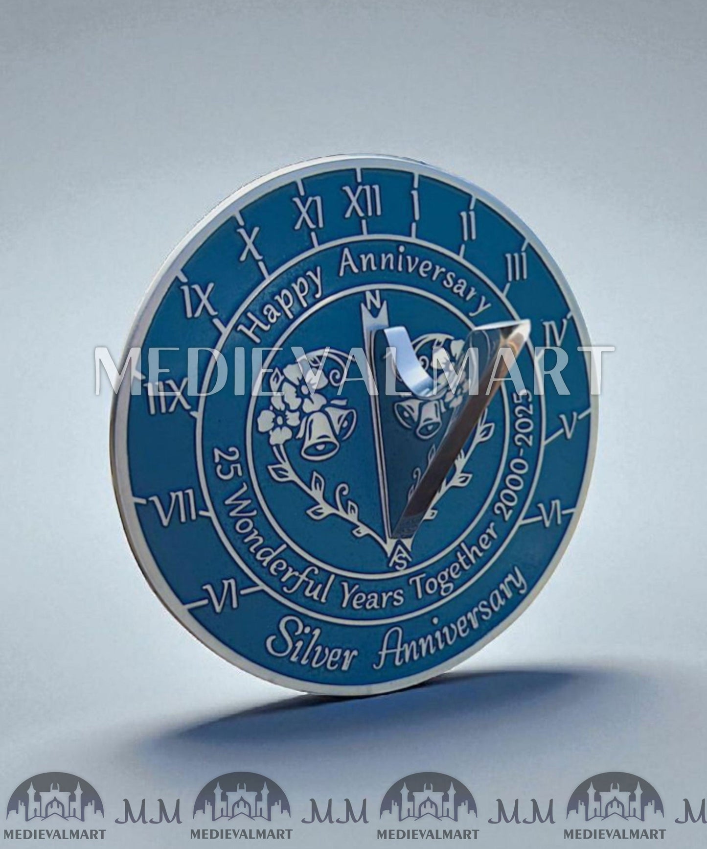 MEDIEVALMART FR Bouclier Viking Iconique Valhalla Noir/Gris – Ivar le Désossé avec Pointes en Fer | Cadeau pour Papa