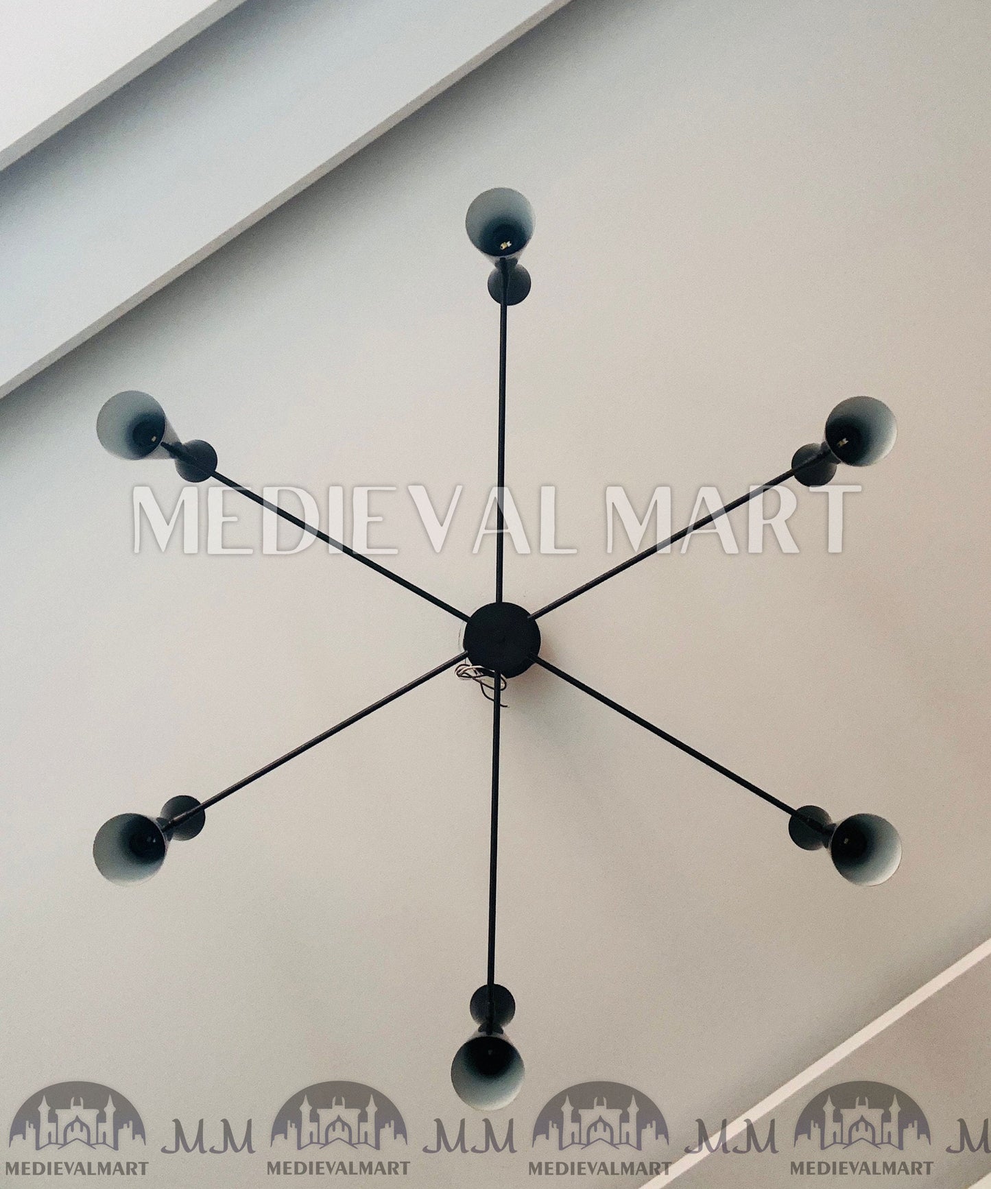 MEDIEVALMART FR Ensemble De Gantelets Dorés Inspirés De Sauron Witcher LOTR Avec Étoile Bleue – Gants D’Armure Cosplay