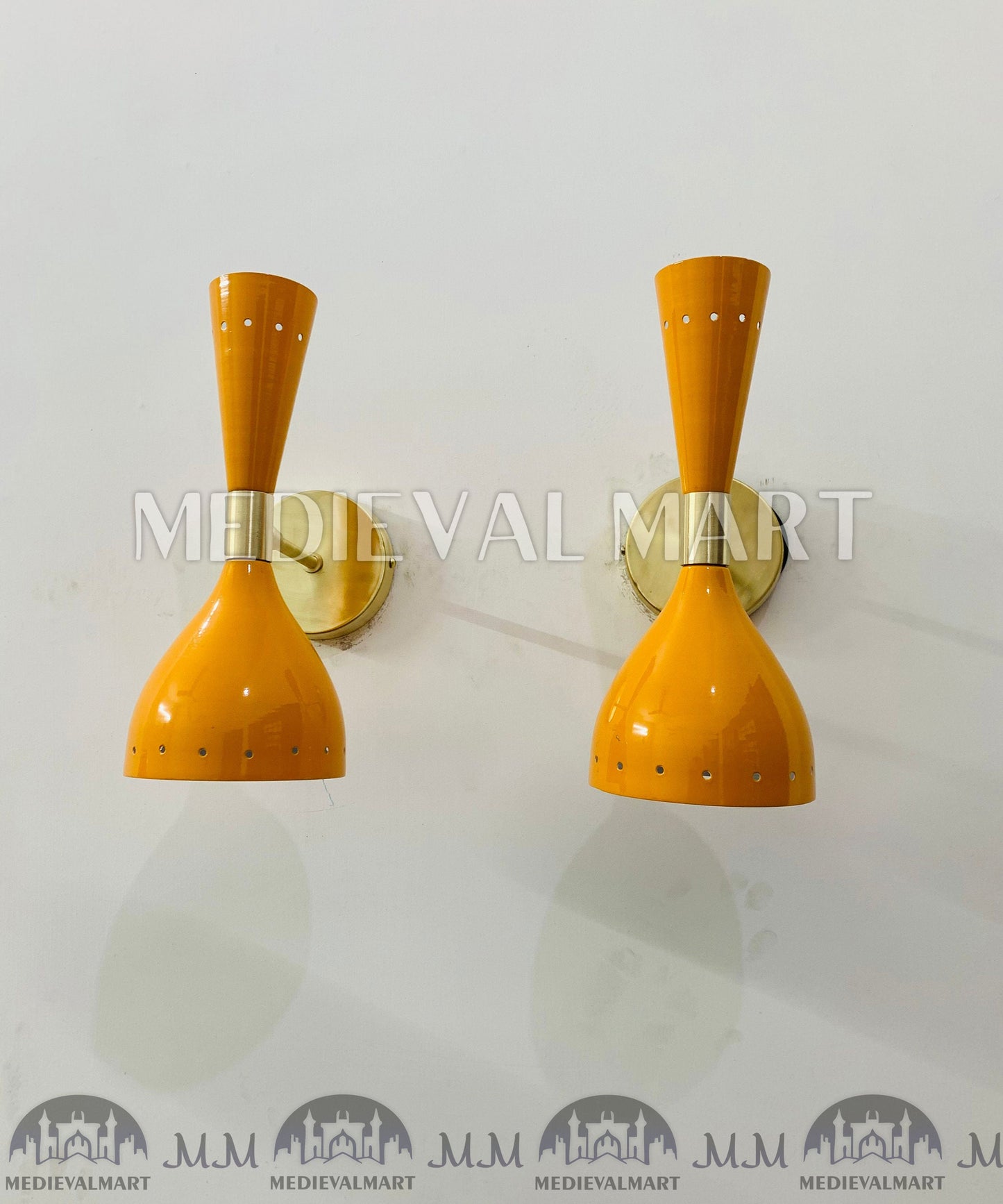 MEDIEVALMART FR Applique Murale Scarabée Vintage en Laiton : Luminaire Mural Mid-Century Modern