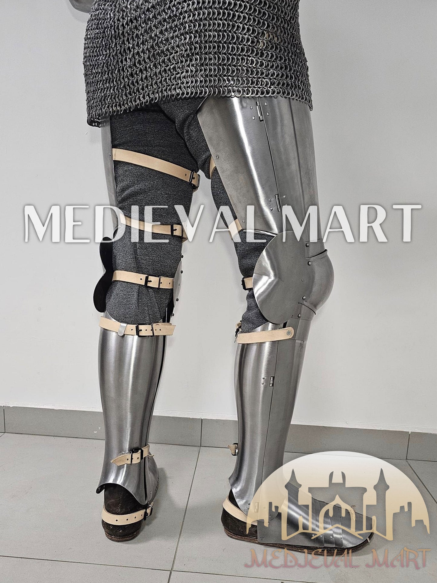 MEDIEVALMART FR Armure Médiévale de l’Empire Romain Kastenbrust – Armure Complète en Plaques avec Épée Alexander (ROA 1332)