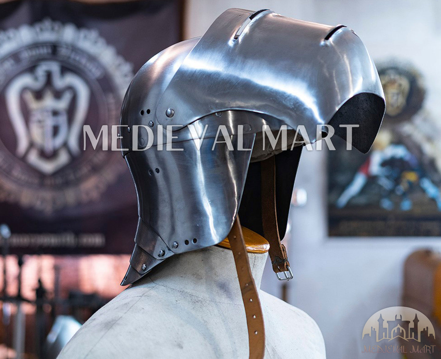 MEDIEVALMART FR Boussole Nautique Vintage Trip Gear en Laiton – Finition Or Brillant avec Base en Bois | Cadeau pour Maman