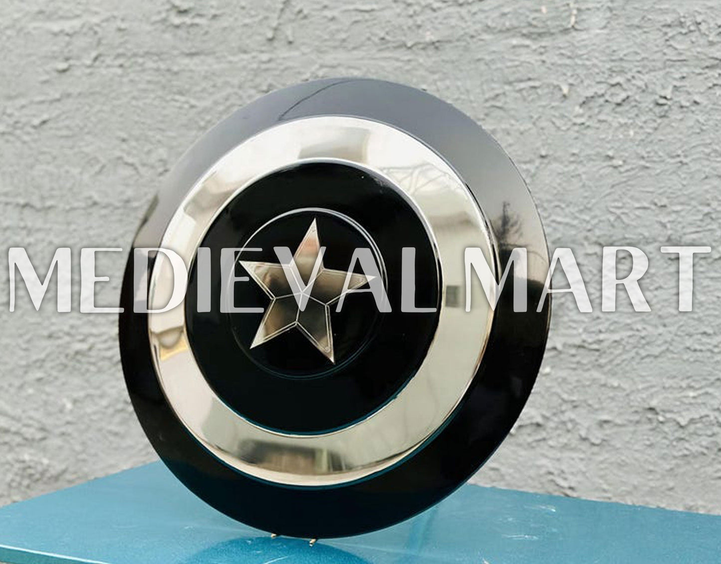 MEDIEVALMART FR Bouclier Viking Iconique Jarl Borg à Pointes en Fer – Bouclier Viking Battleworn | Cadeau pour Papa