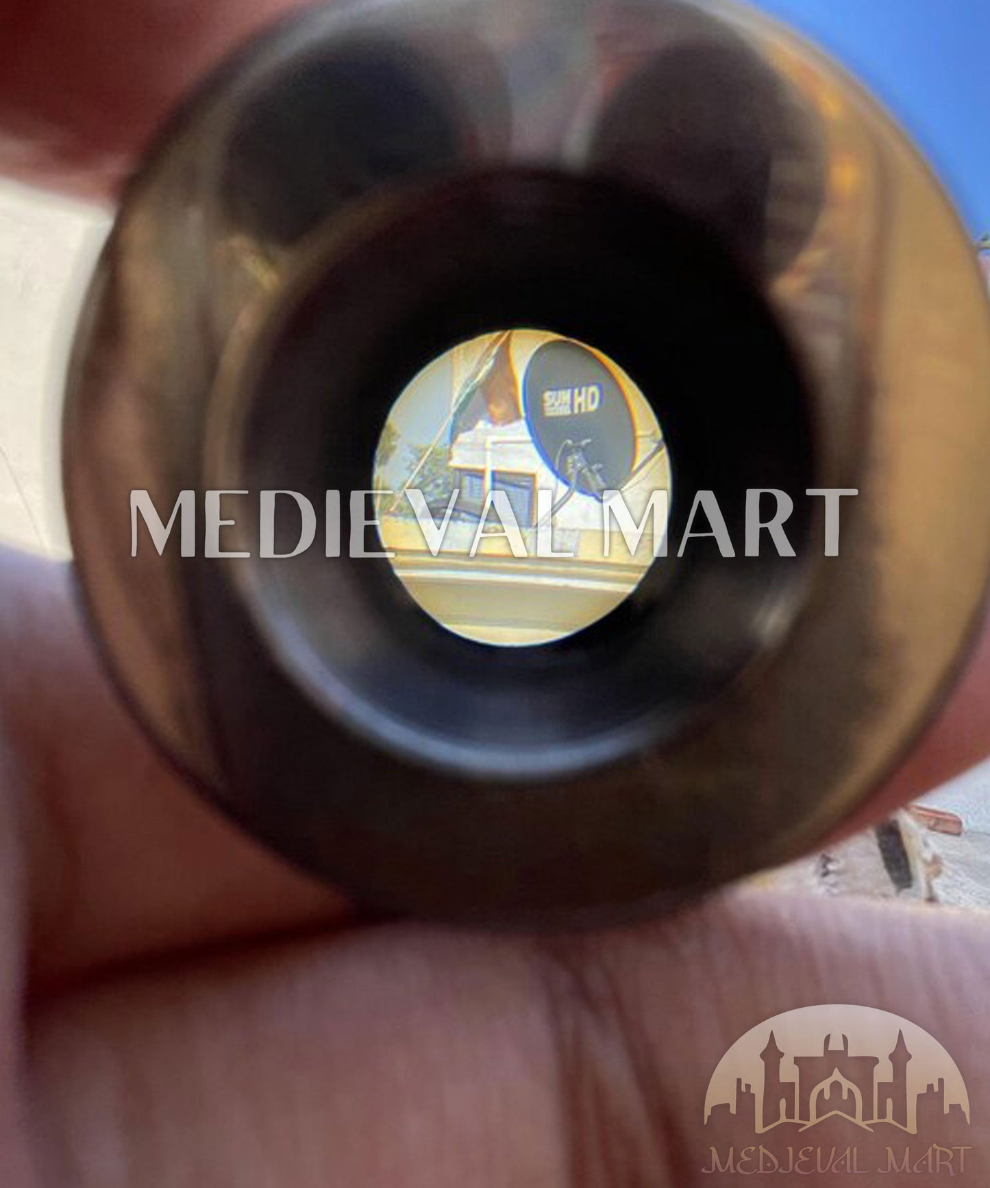 MEDIEVALMART FR Bouclier Médiéval Templier Inspiré de la Croix Zelda & Diable en Bois – Finition Bleue & Or | Cadeau pour Noël