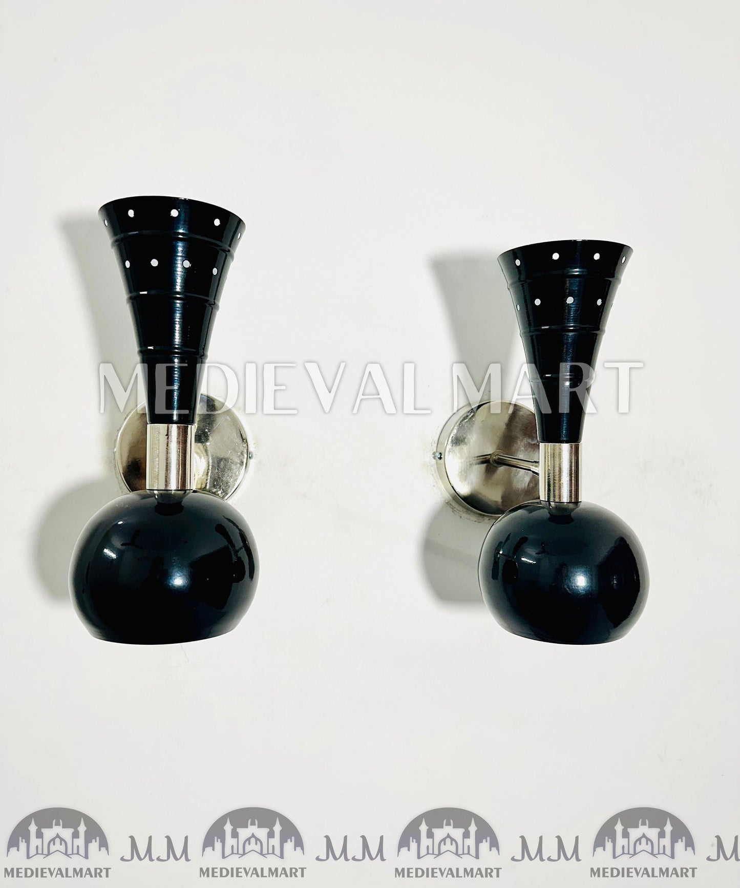 MEDIEVALMART FR Applique Murale Scarabée Vintage en Laiton : Luminaire Mural Mid-Century Modern