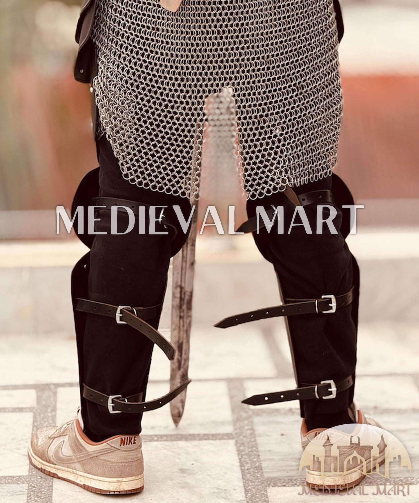 MEDIEVALMART FR Armure Médiévale de l’Empire Romain Kastenbrust – Armure Complète en Plaques avec Épée Alexander (ROA 1332)