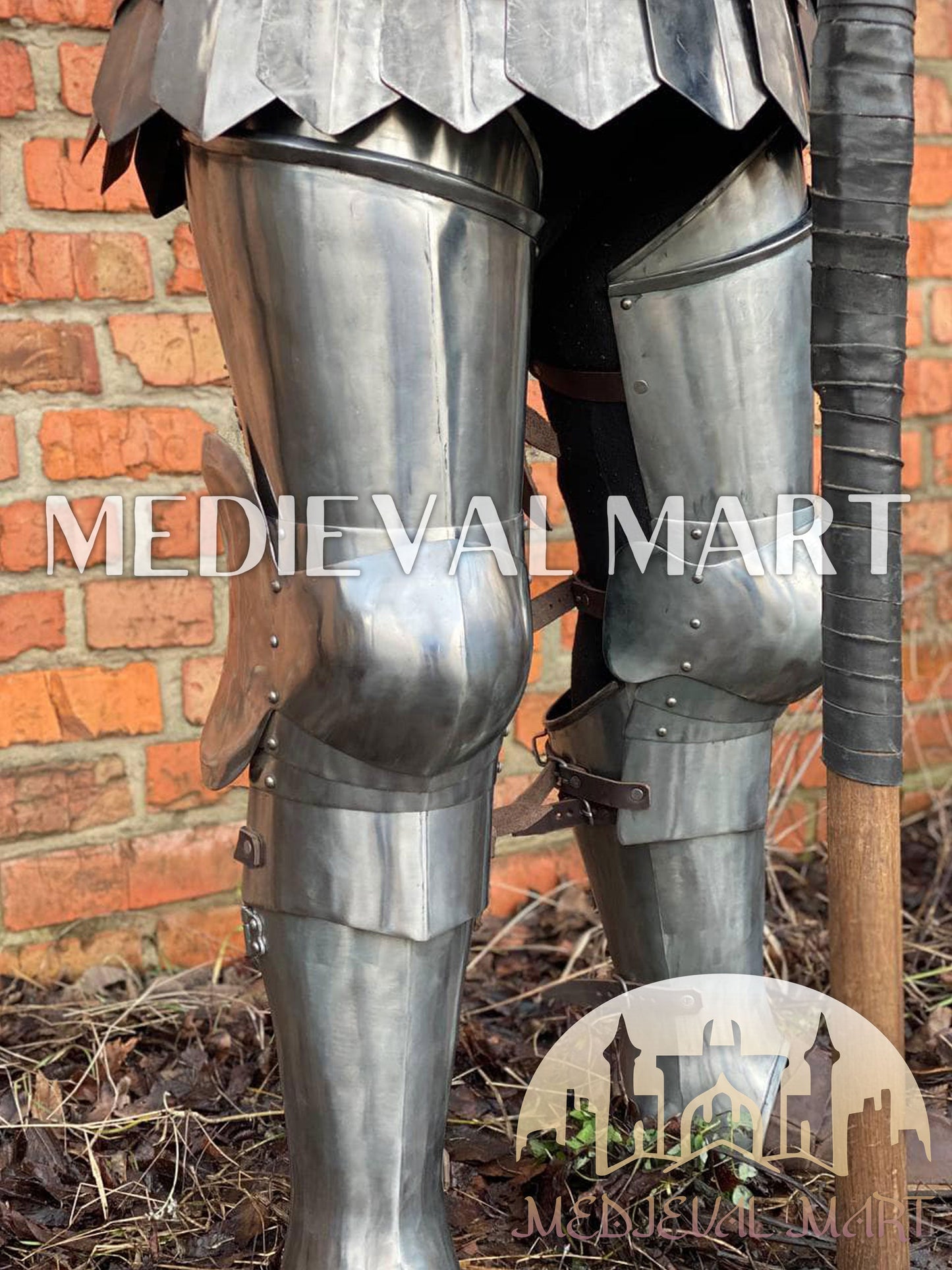 MEDIEVALMART FR Armure Médiévale de l’Empire Romain Kastenbrust – Armure Complète en Plaques avec Épée Alexander (ROA 1332)