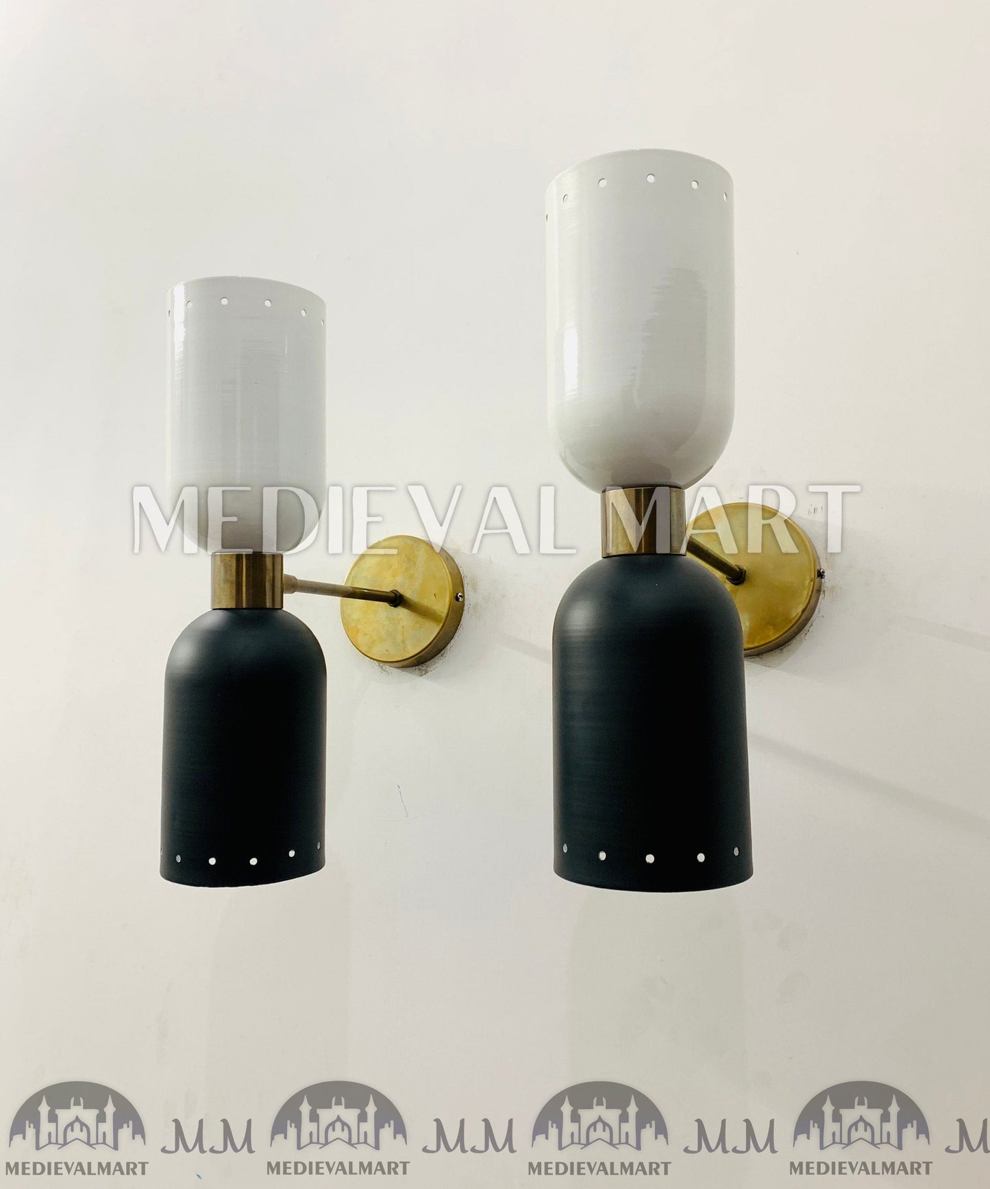 MEDIEVALMART FR Applique Murale en Laiton Fabriquée à la Main : Luminaire