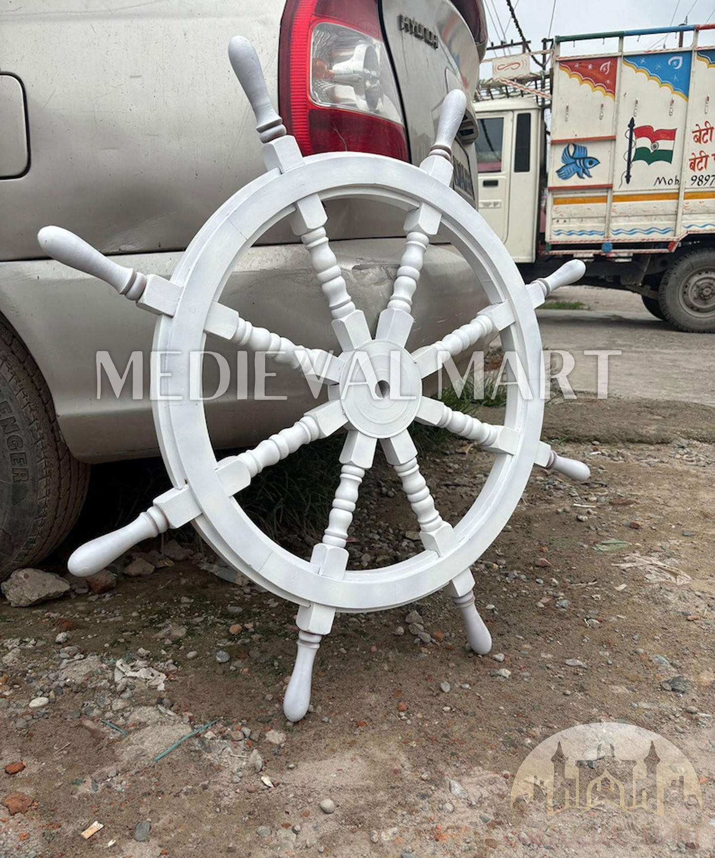 MEDIEVALMART FR Armure de Combat du XIVe Siècle – Ensemble Complet d’Armure de Buhurt avec Bassinet Klappvisor & Épée