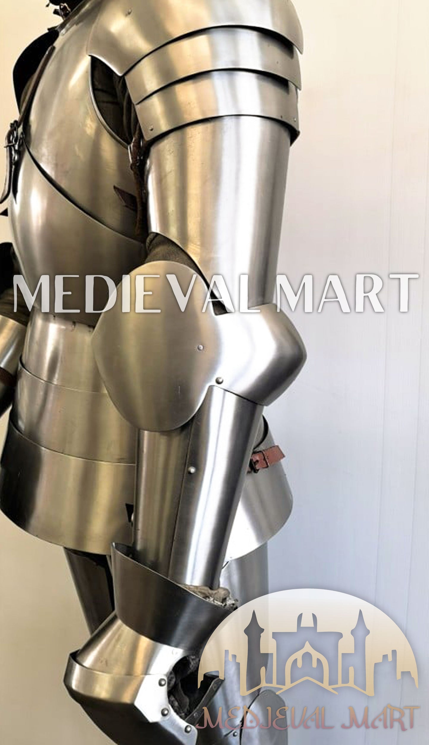 MEDIEVALMART FR Armure Médiévale de l’Empire Romain Kastenbrust – Armure Complète en Plaques avec Épée Alexander (ROA 1332)