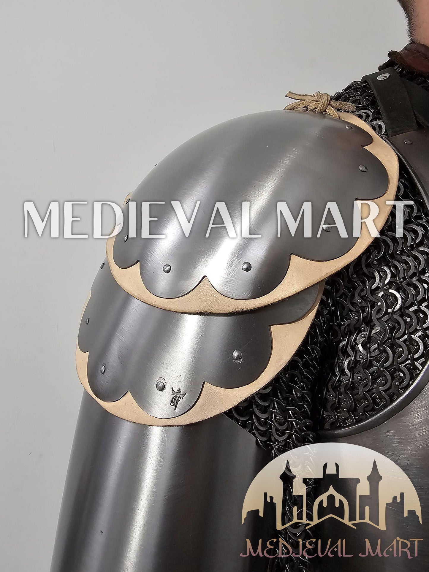 MEDIEVALMART FR Armure Médiévale de l’Empire Romain Kastenbrust – Armure Complète en Plaques avec Épée Alexander (ROA 1332)