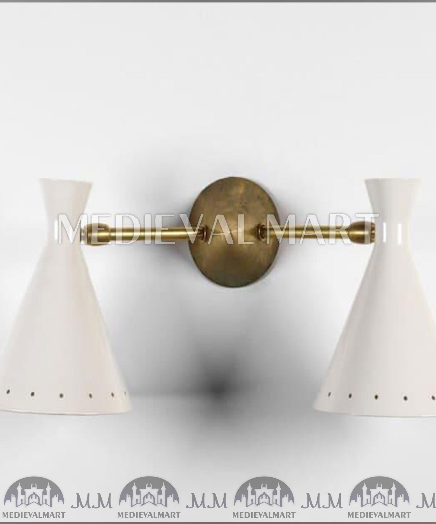 MEDIEVALMART FR Applique Murale en Laiton Fabriquée à la Main : Luminaire