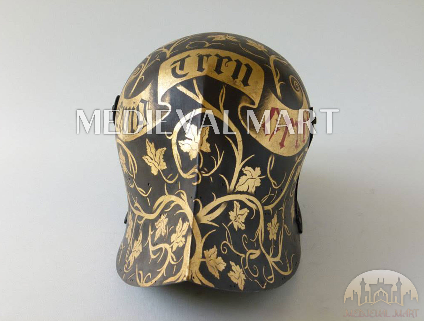 MEDIEVALMART FR Boussole Nautique Vintage Trip Gear en Laiton – Finition Or Brillant avec Base en Bois | Cadeau pour Maman