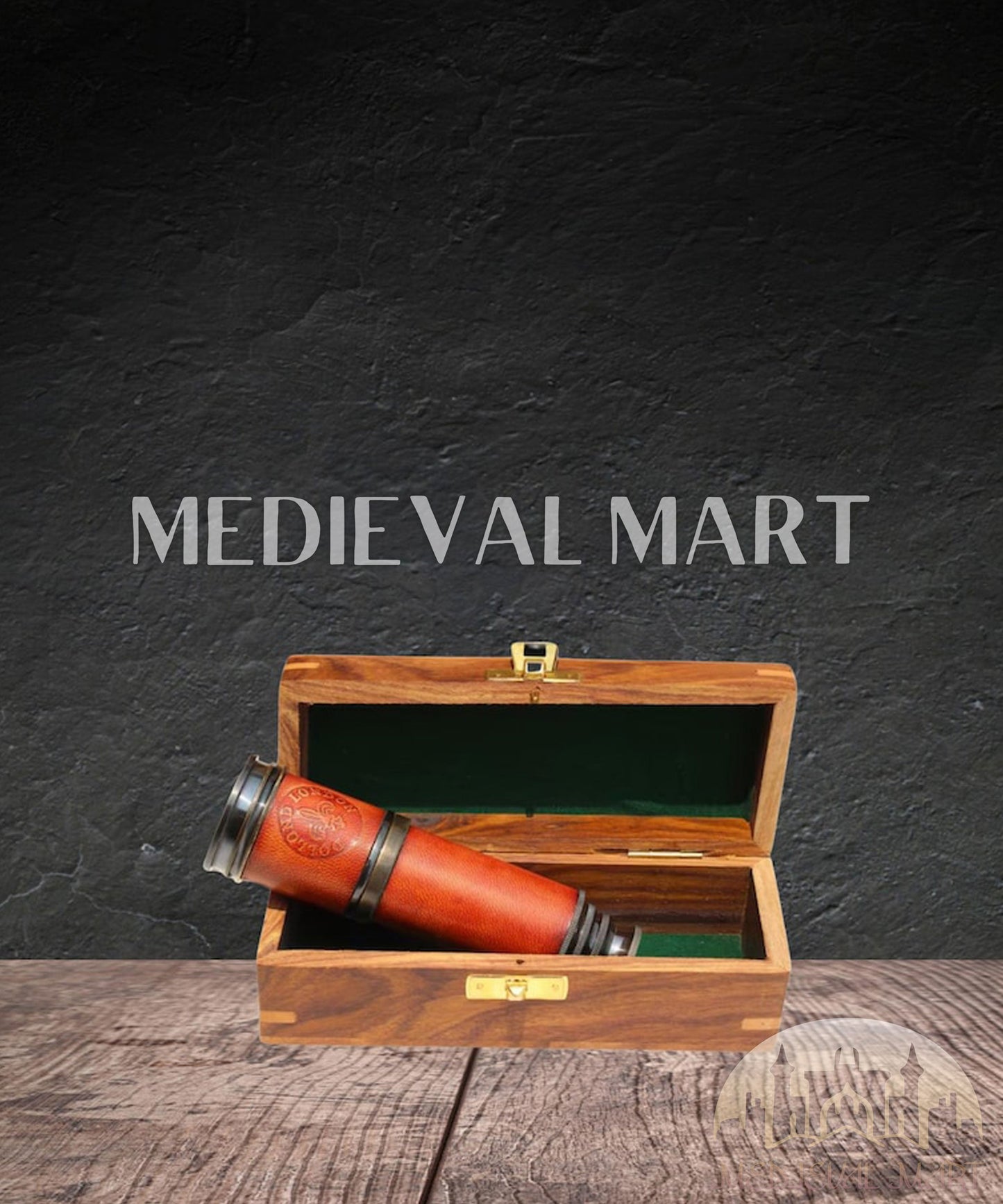 MEDIEVALMART FR Bouclier Médiéval Templier Inspiré de la Croix Zelda & Diable en Bois – Finition Bleue & Or | Cadeau pour Noël
