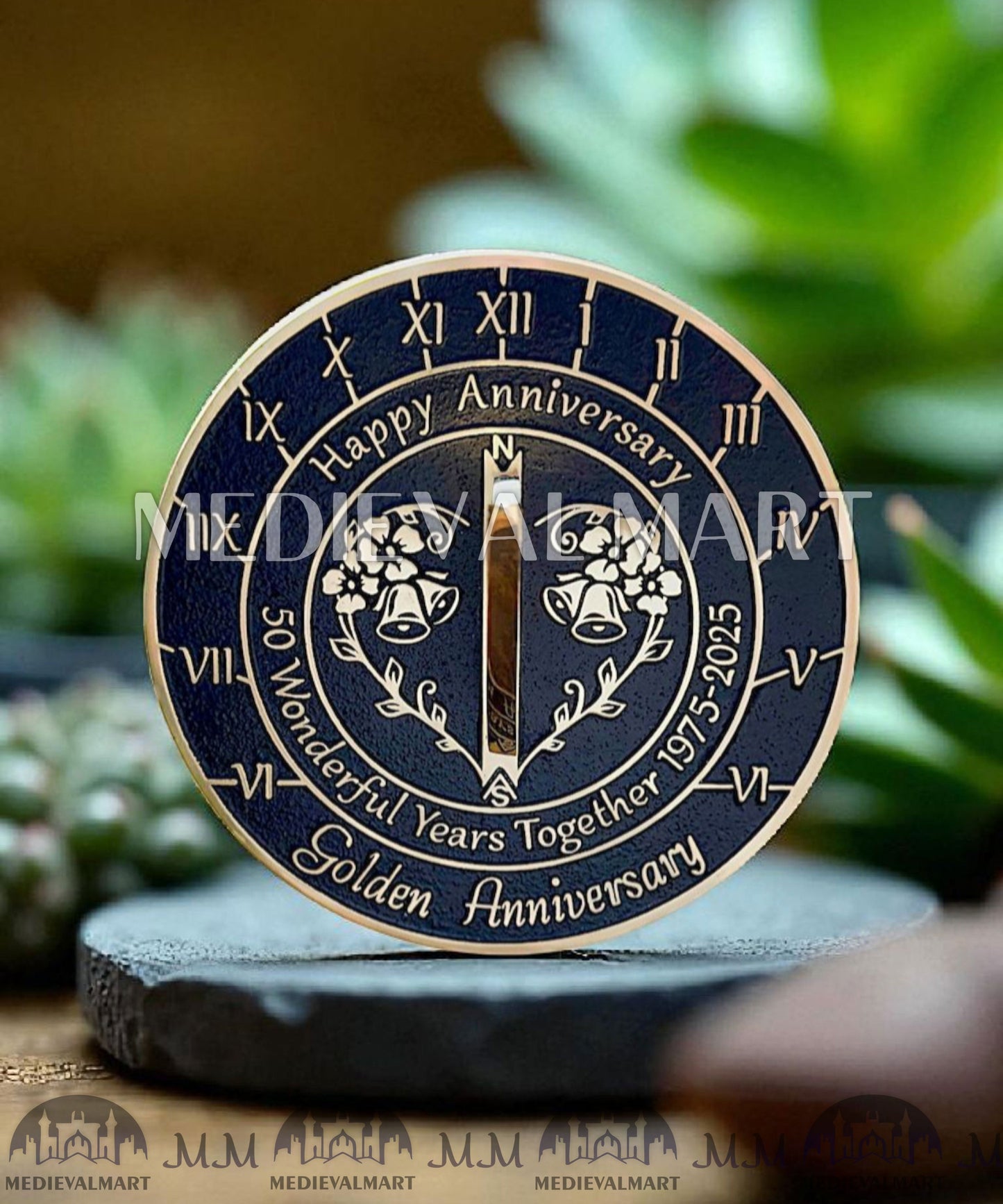 MEDIEVALMART FR Bouclier Viking Iconique Valhalla Noir/Gris – Ivar le Désossé avec Pointes en Fer | Cadeau pour Papa